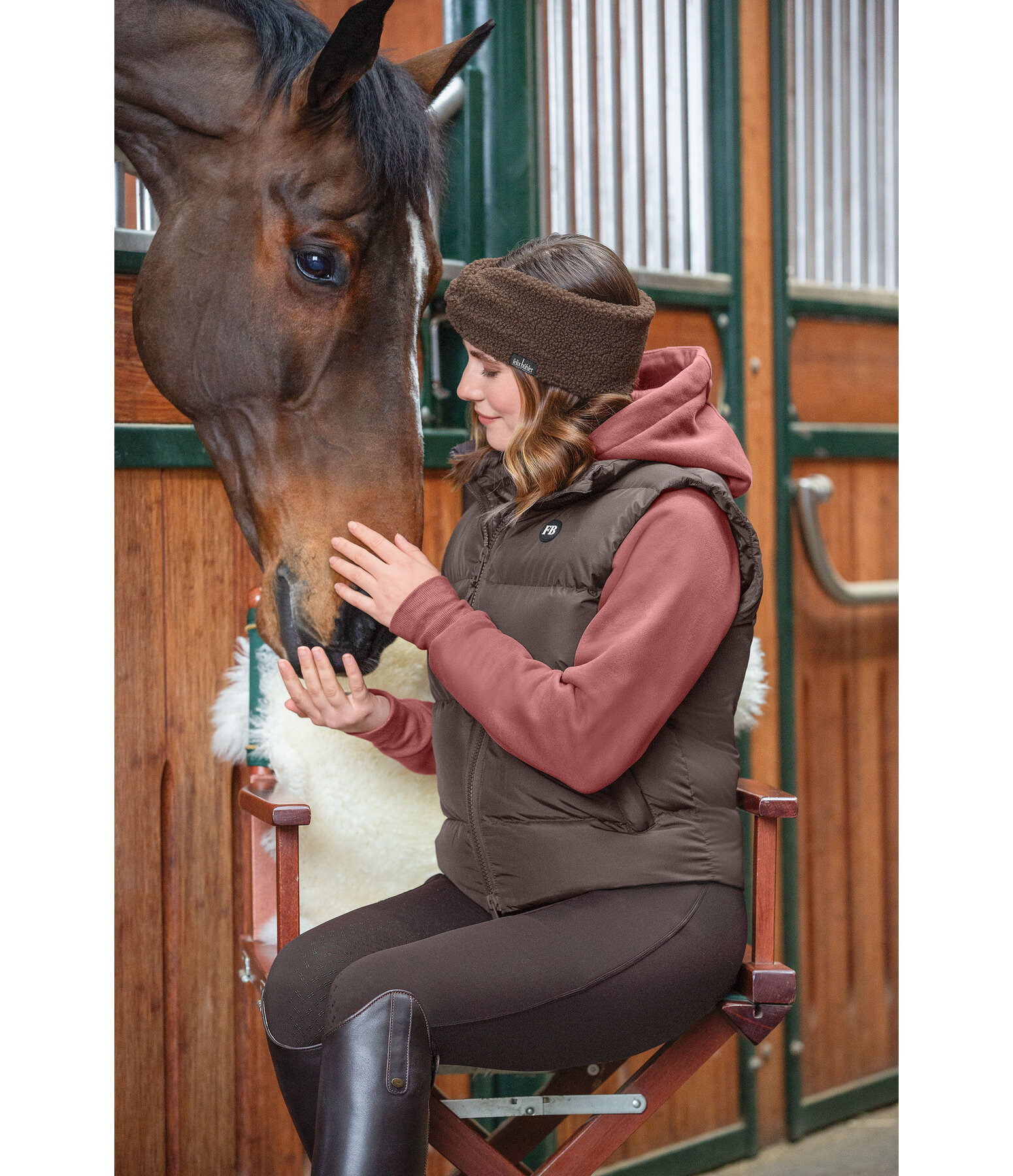 cropped bodywarmer Liana
