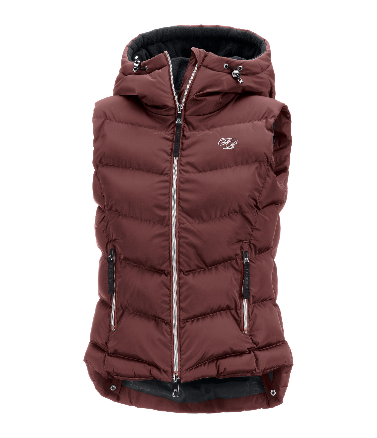 Lena bodywarmer met capuchon
