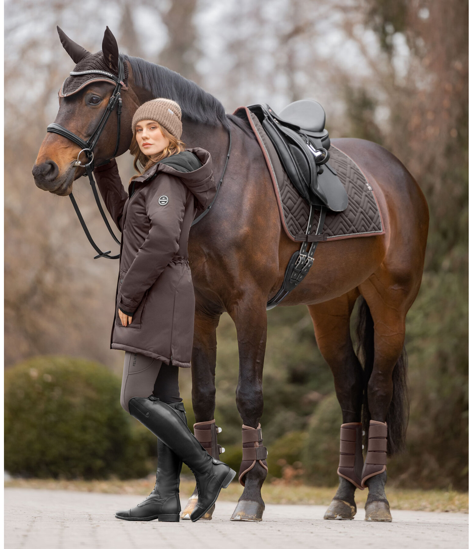 functionele rijparka Anouk met capuchon