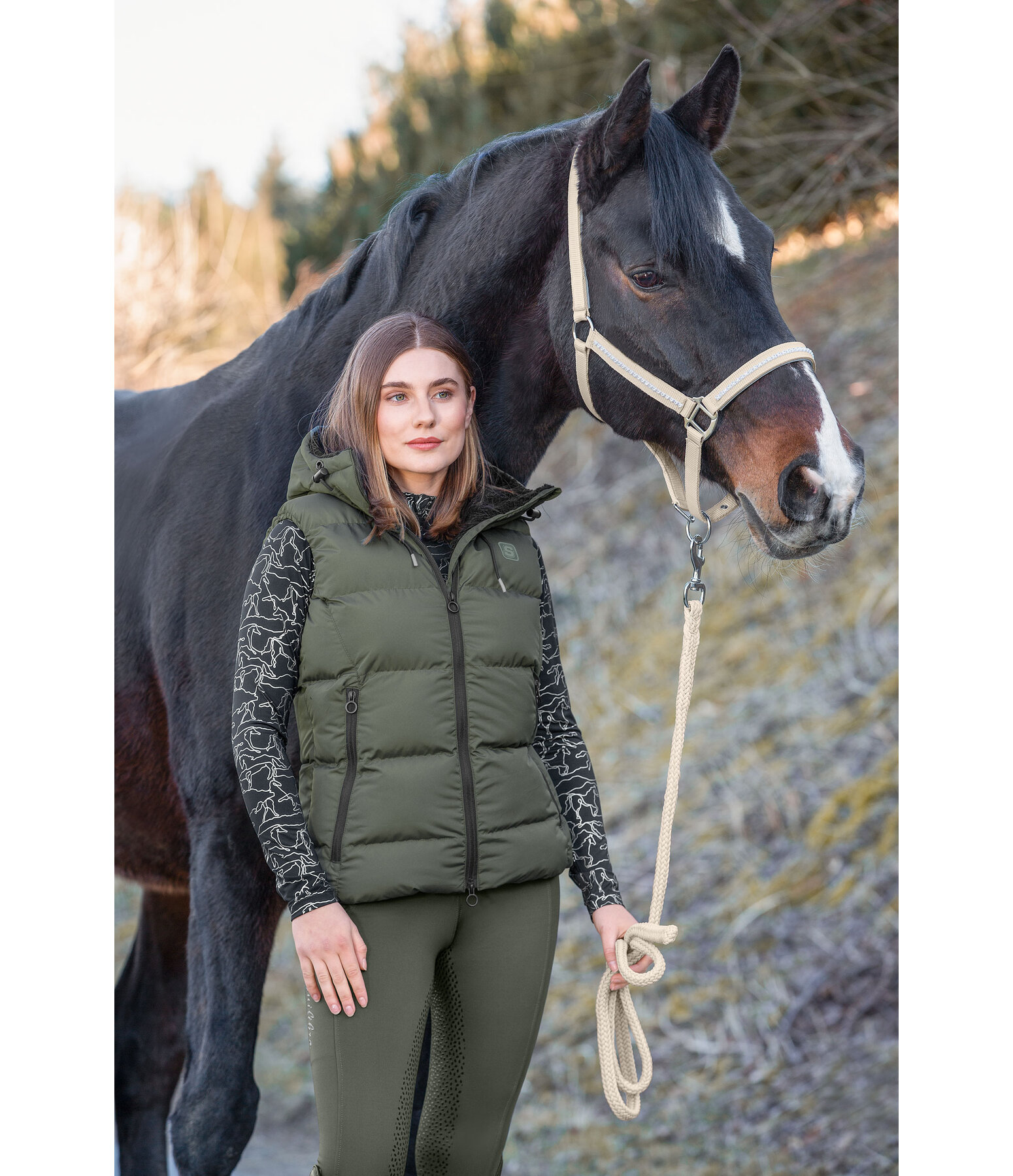bodywarmer Mira III met capuchon