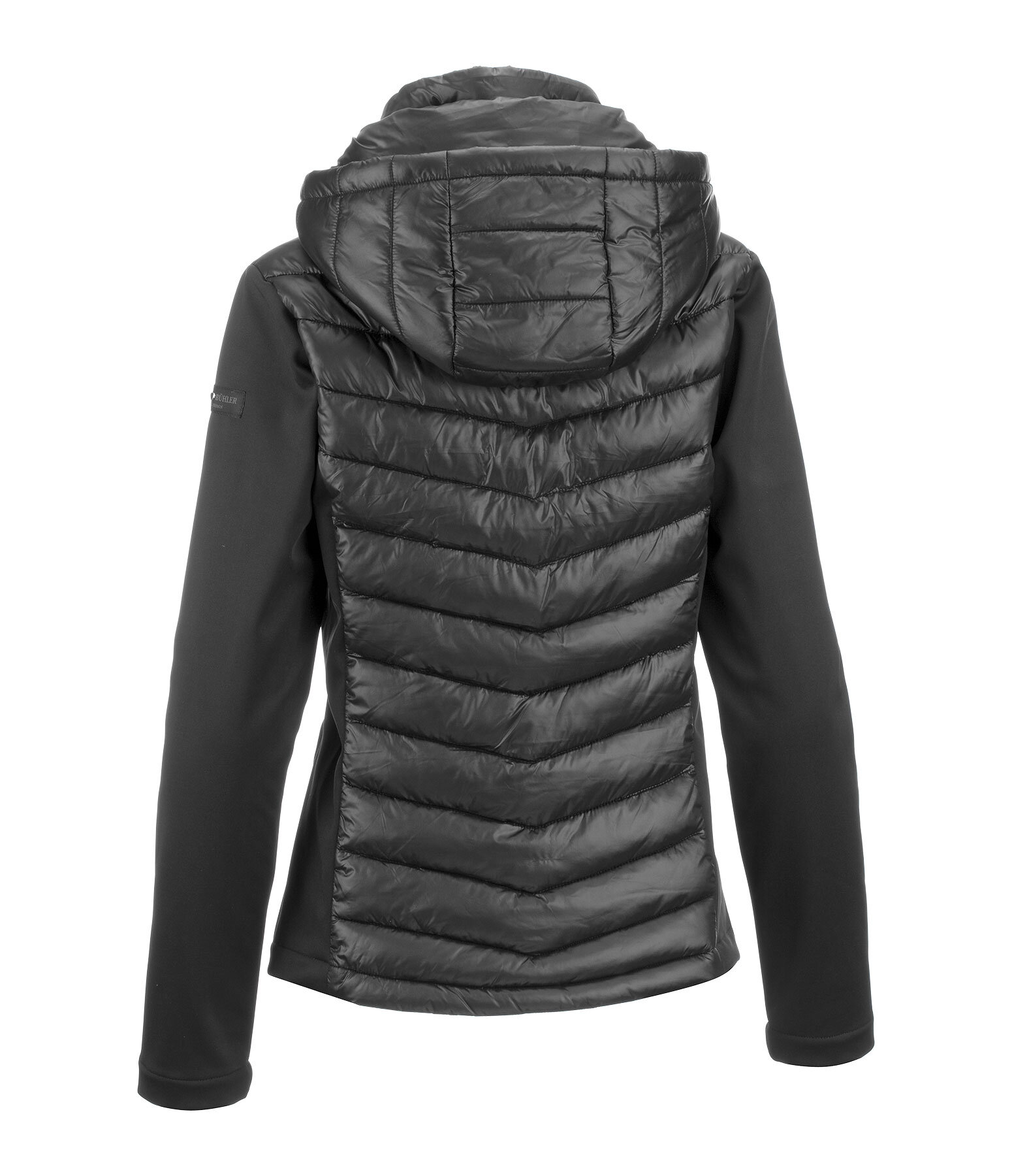 softshell combi rij-jas Cora met capuchon
