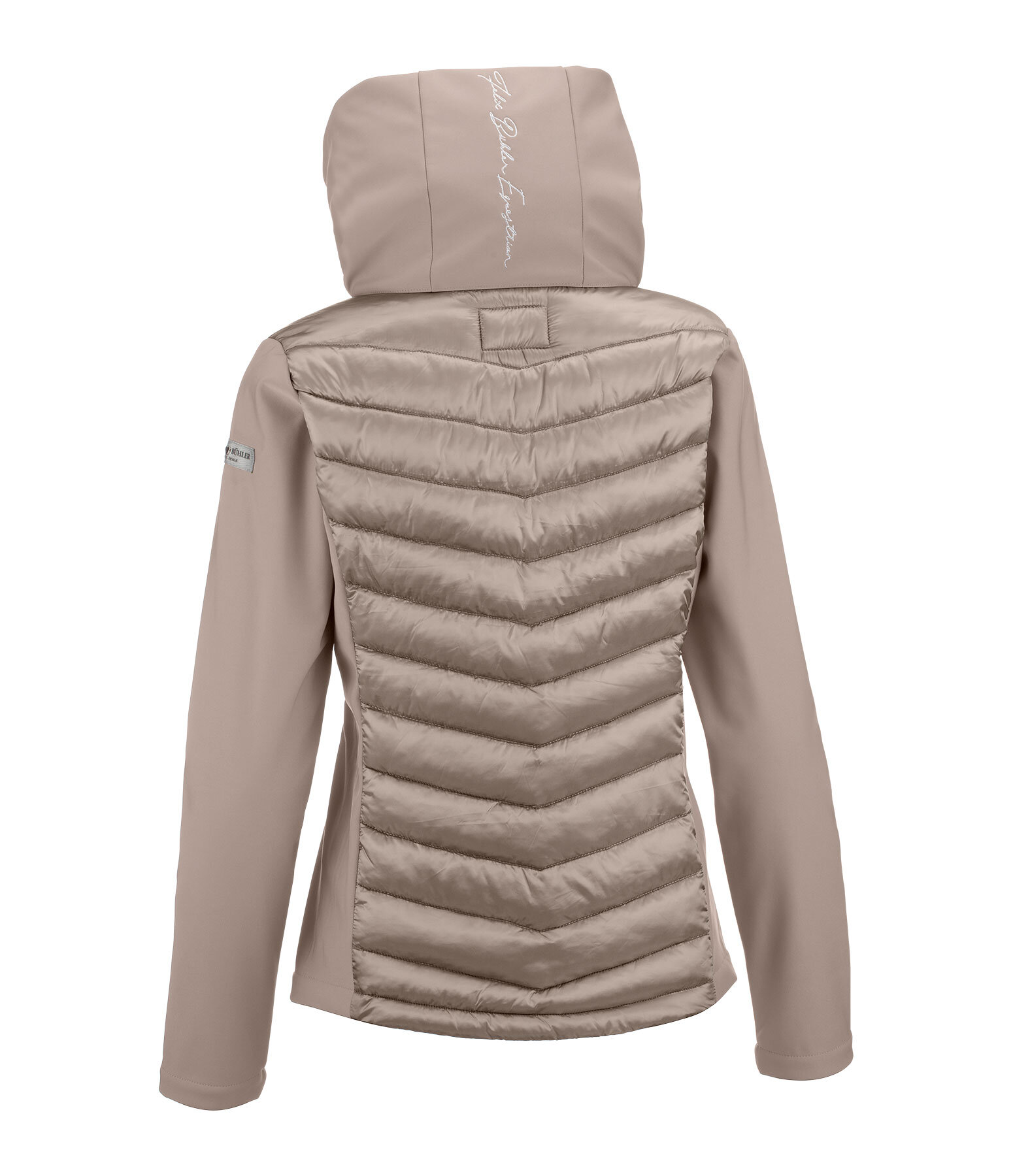 softshell combi rij-jas Cora met capuchon