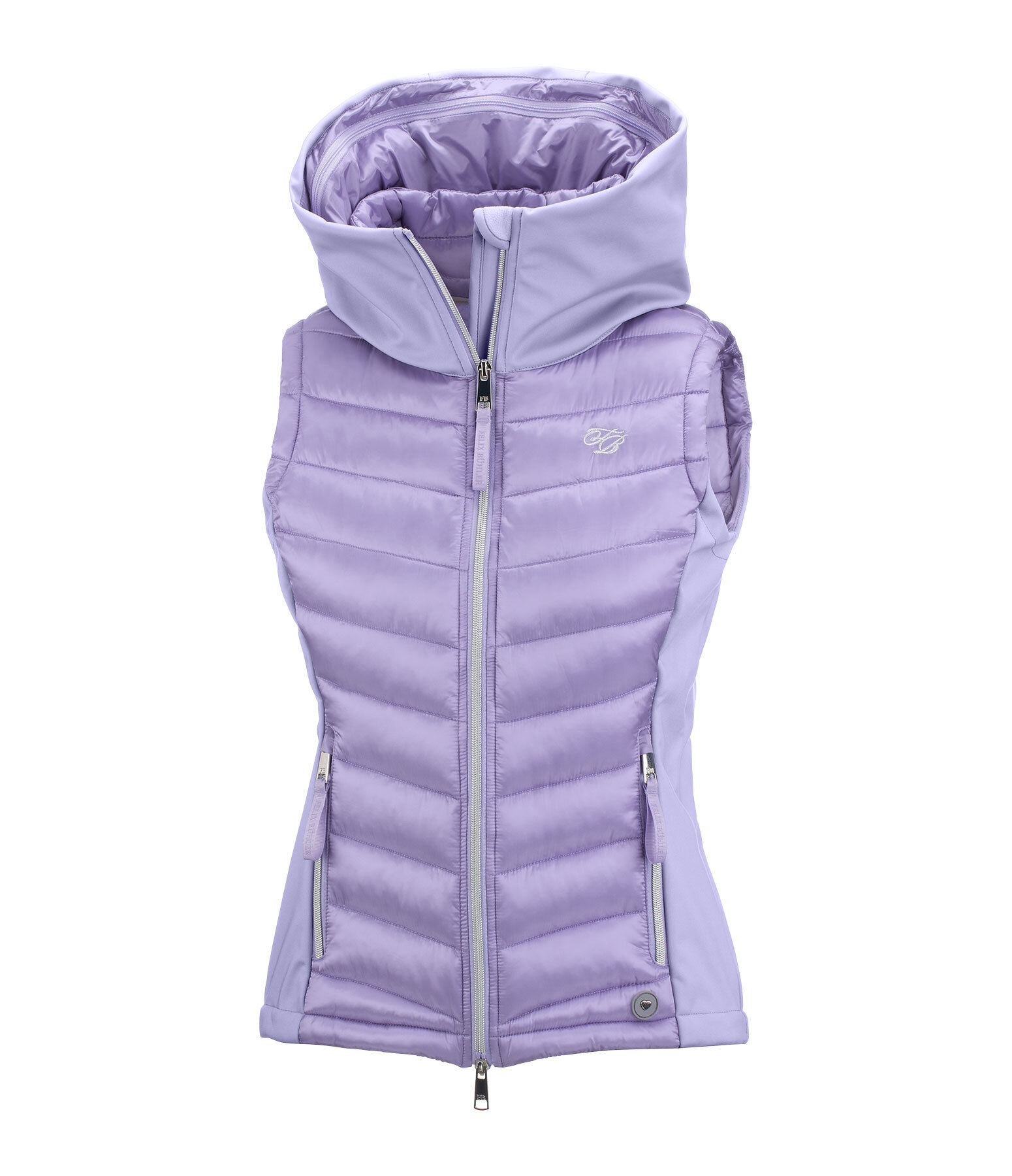 softshell combi bodywarmer Zoey met capuchon