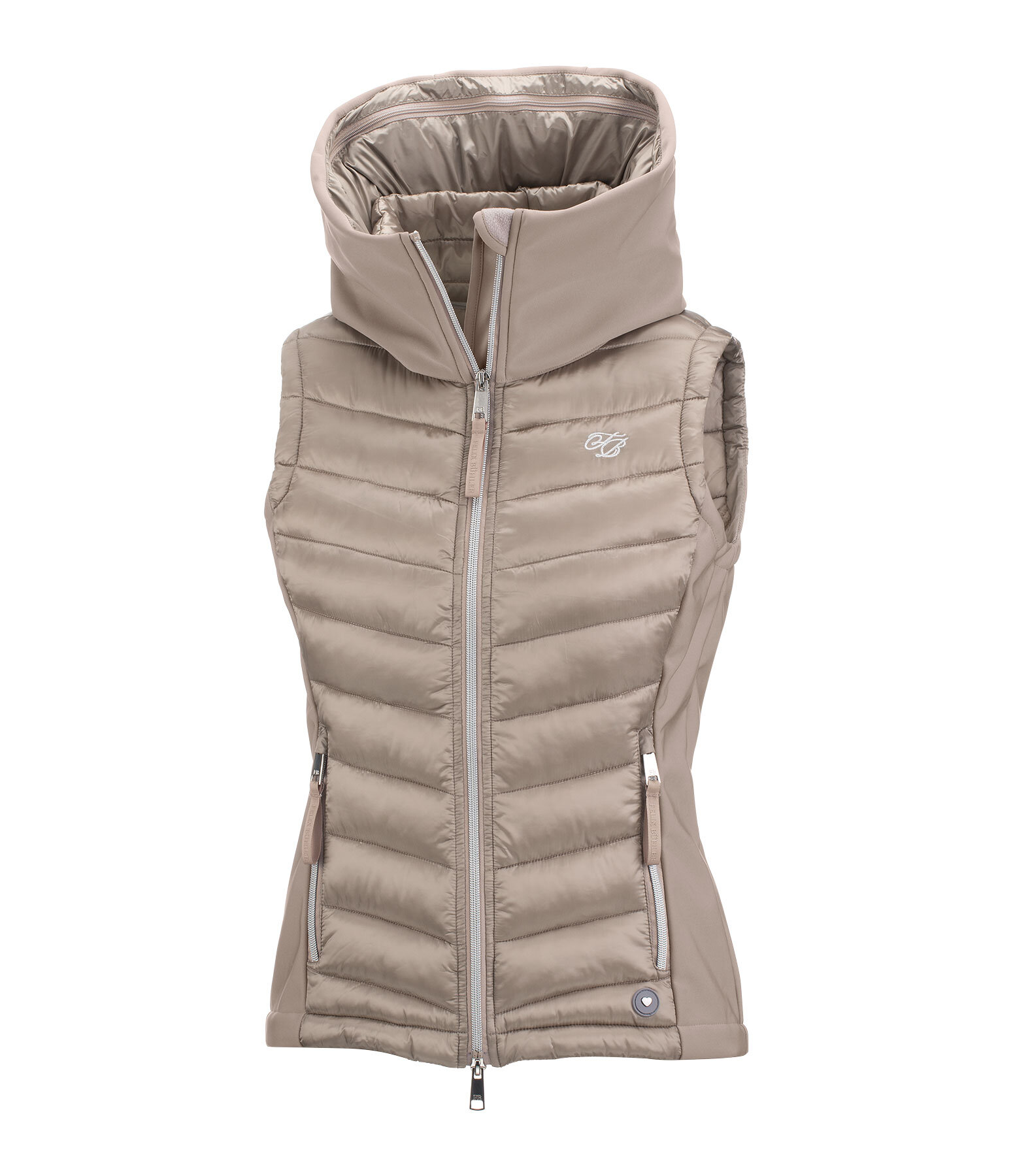 softshell combi bodywarmer Zoey met capuchon