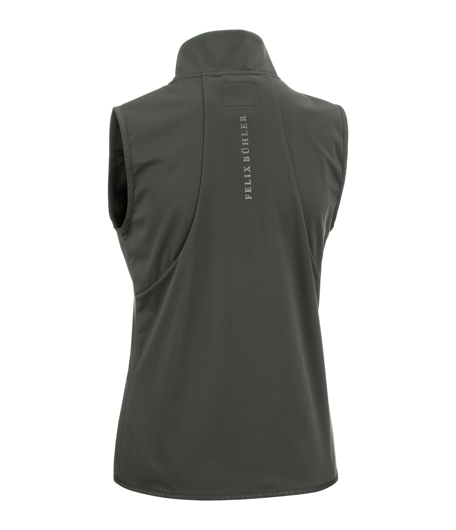 Sportliche Softshellweste aus dehnbarem 4-Way-Stetchmaterial. Winddicht und atmungsaktiv. Mit Stehkragen und unterlegtem 2-Wege-