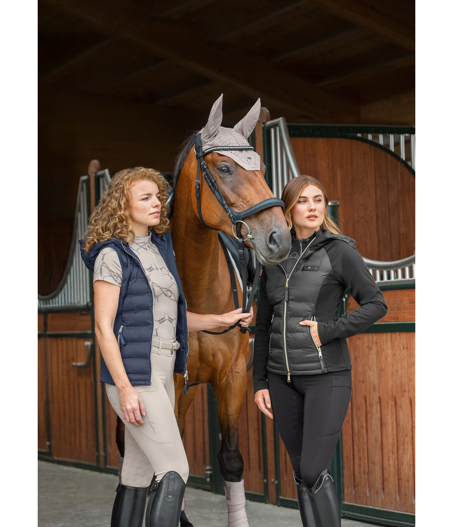 combi bodywarmer Lilou met capuchon