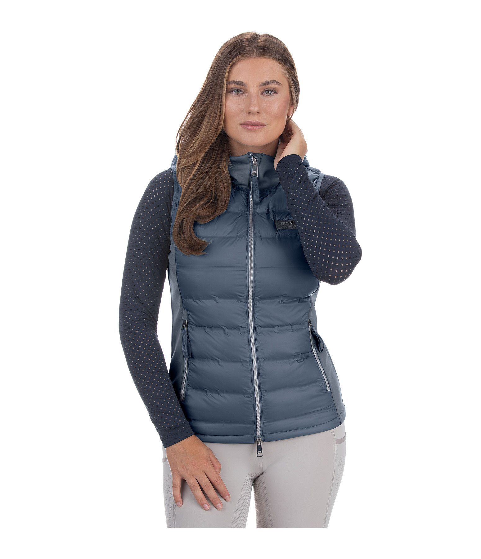 combi bodywarmer Lilou met capuchon