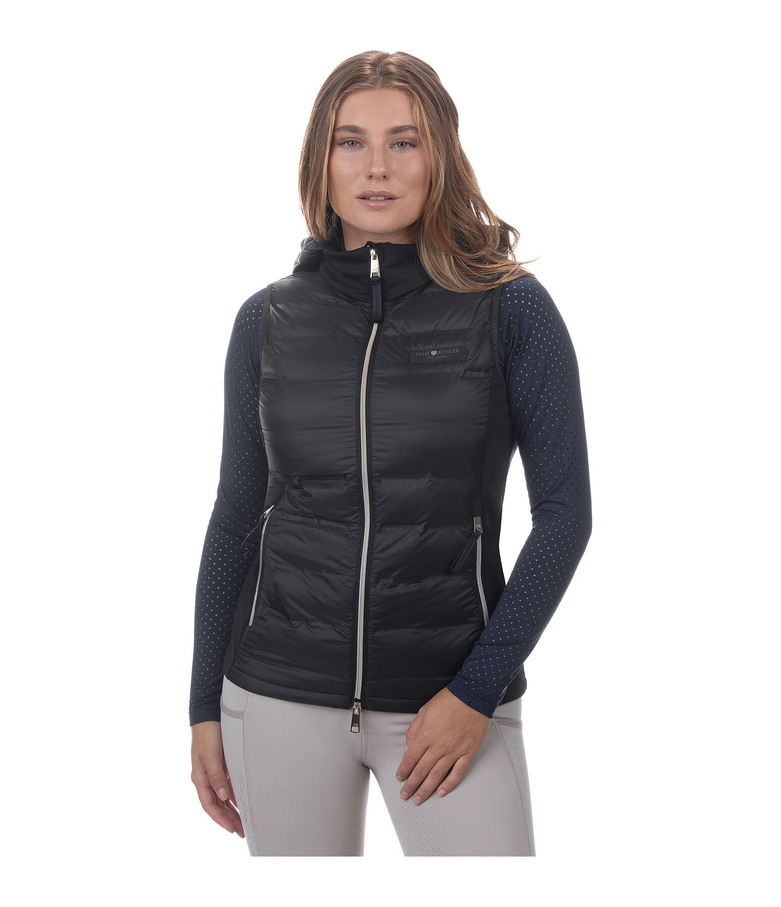 combi bodywarmer Lilou met capuchon