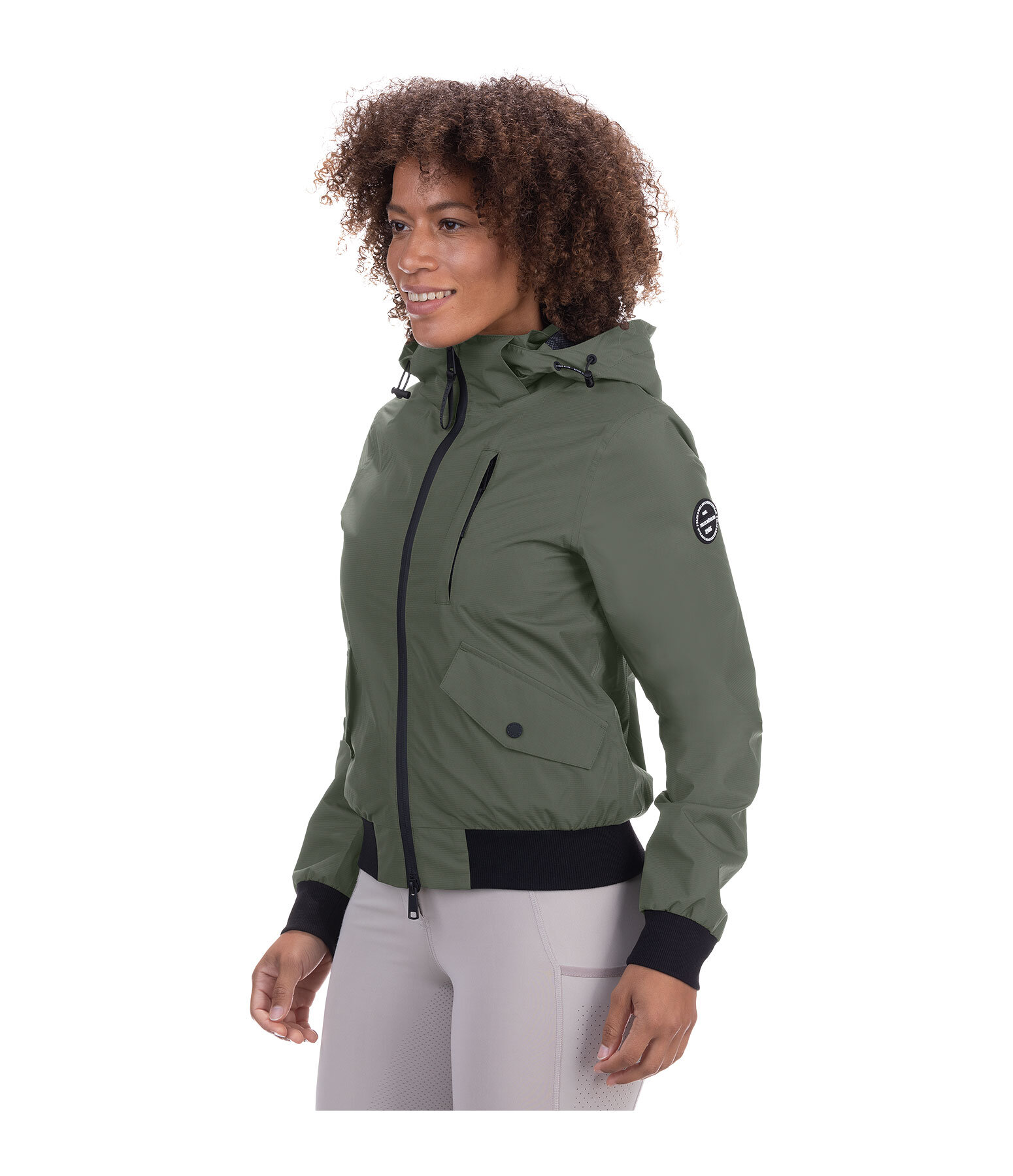 functionele blouson Ines met capuchon