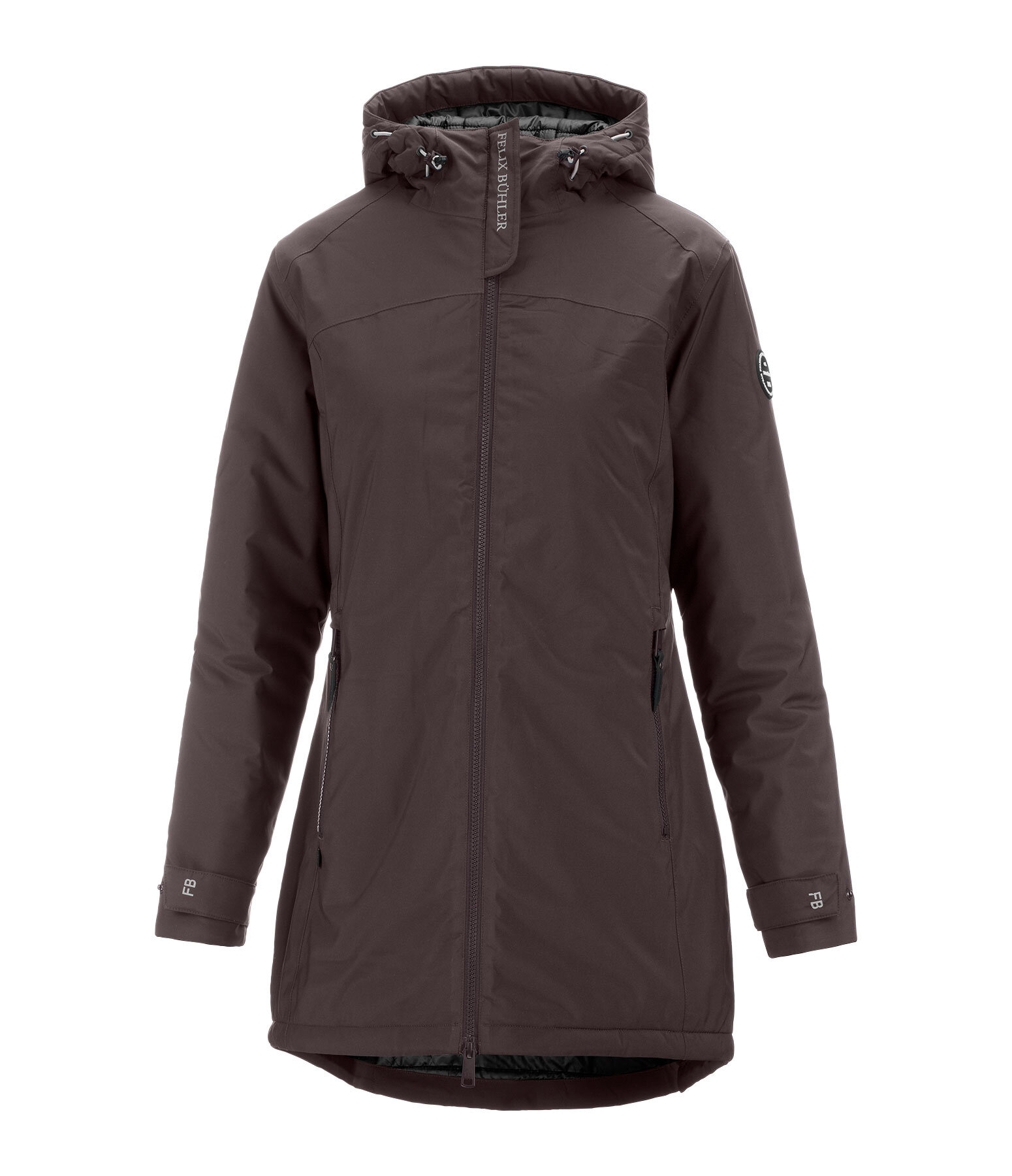 functionele rij-jas Eliza II met capuchon