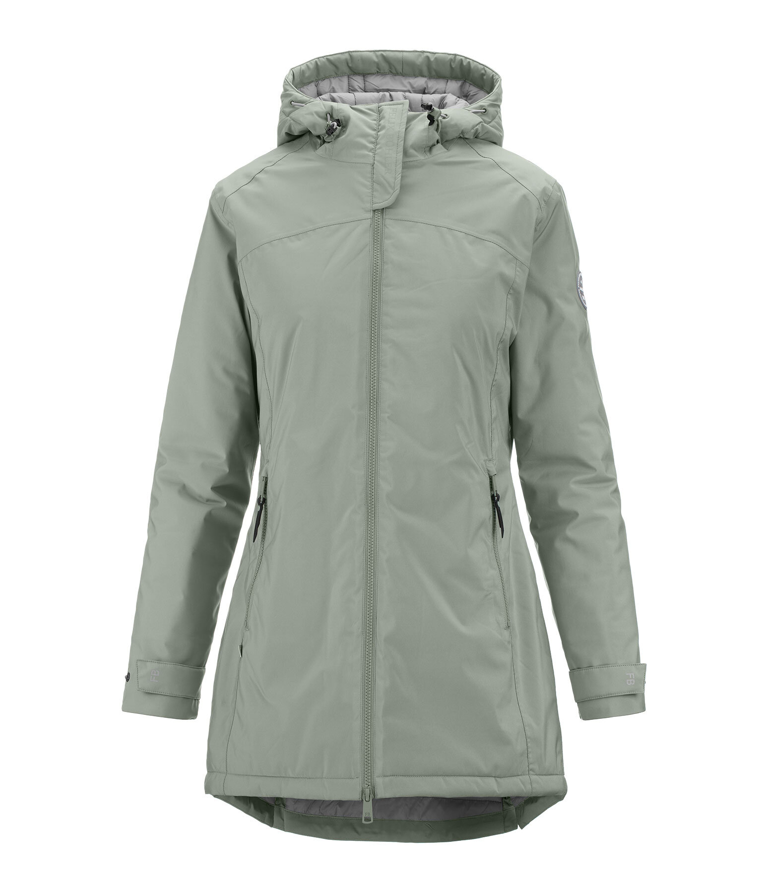 functionele rij-jas Eliza II met capuchon