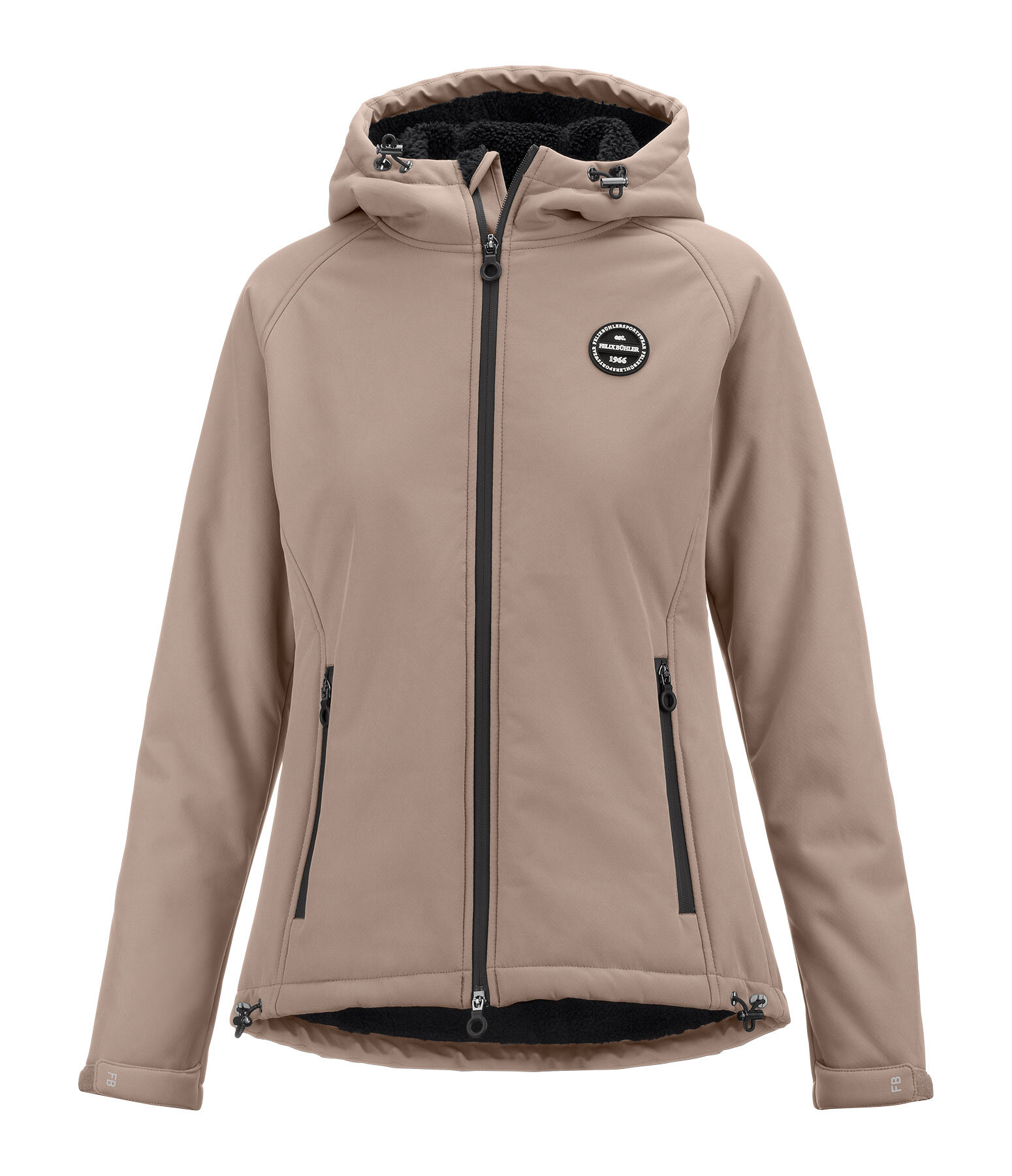 softshell rij-jas Lara II met capuchon