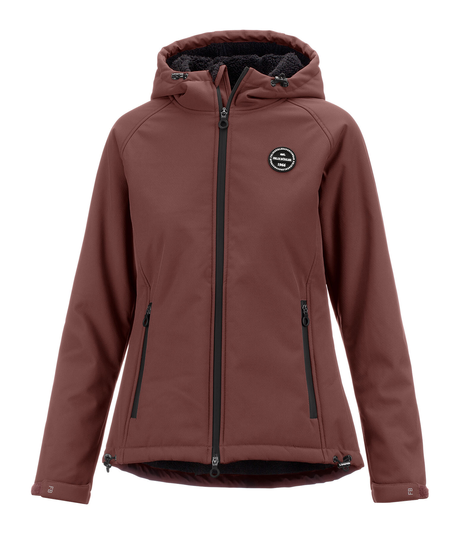 softshell rij-jas Lara II met capuchon