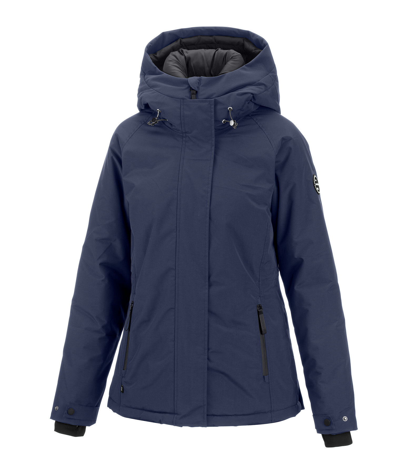 functionele jas Sara met capuchon
