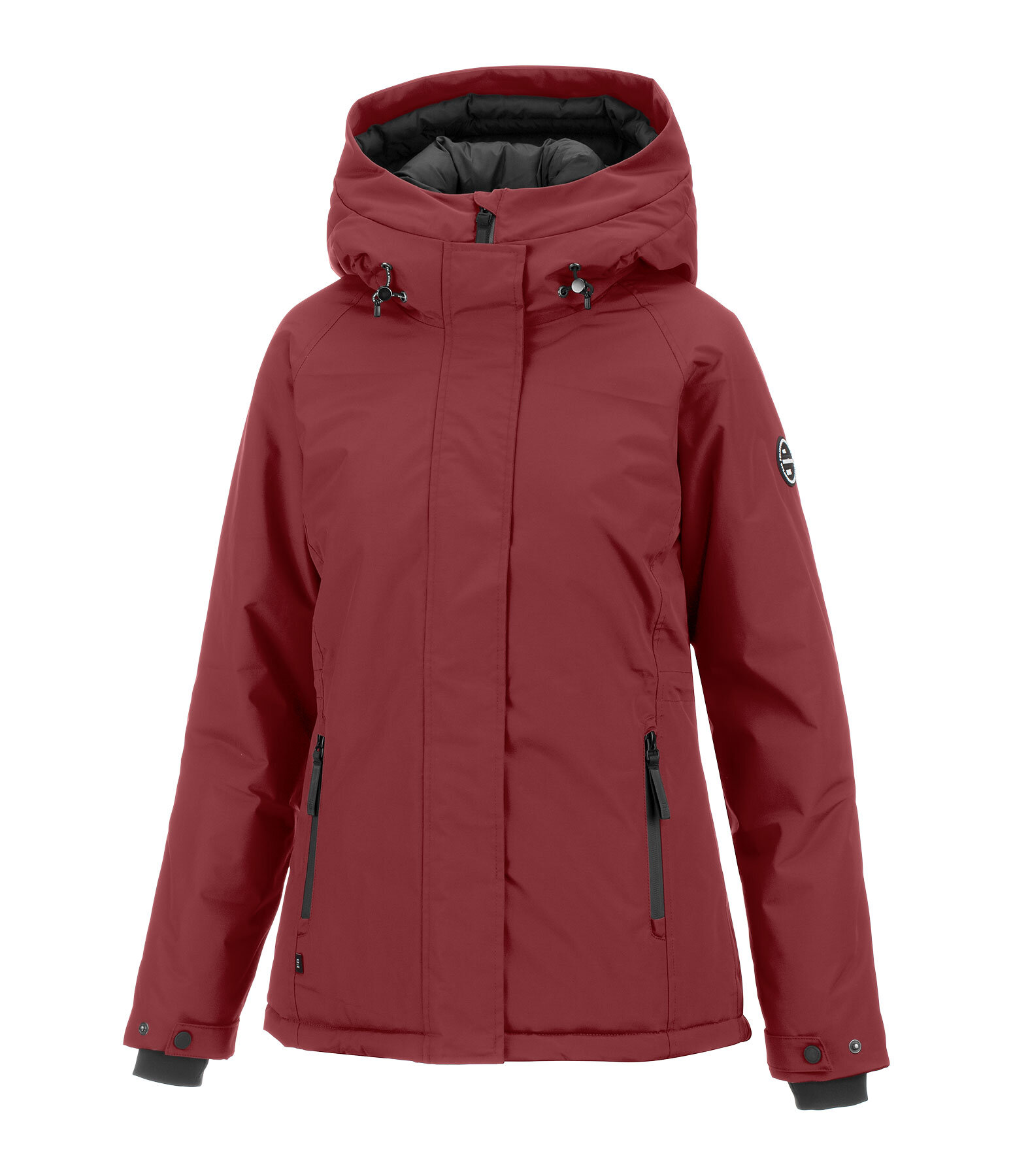 functionele jas Sara met capuchon