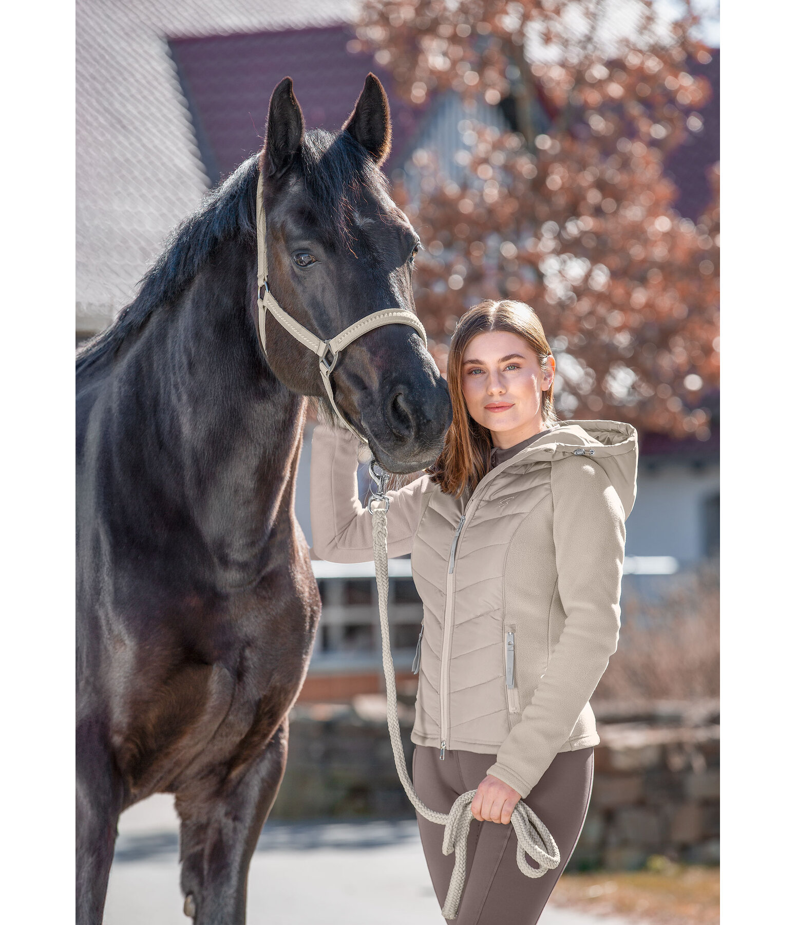 combi-jas Elisa met capuchon