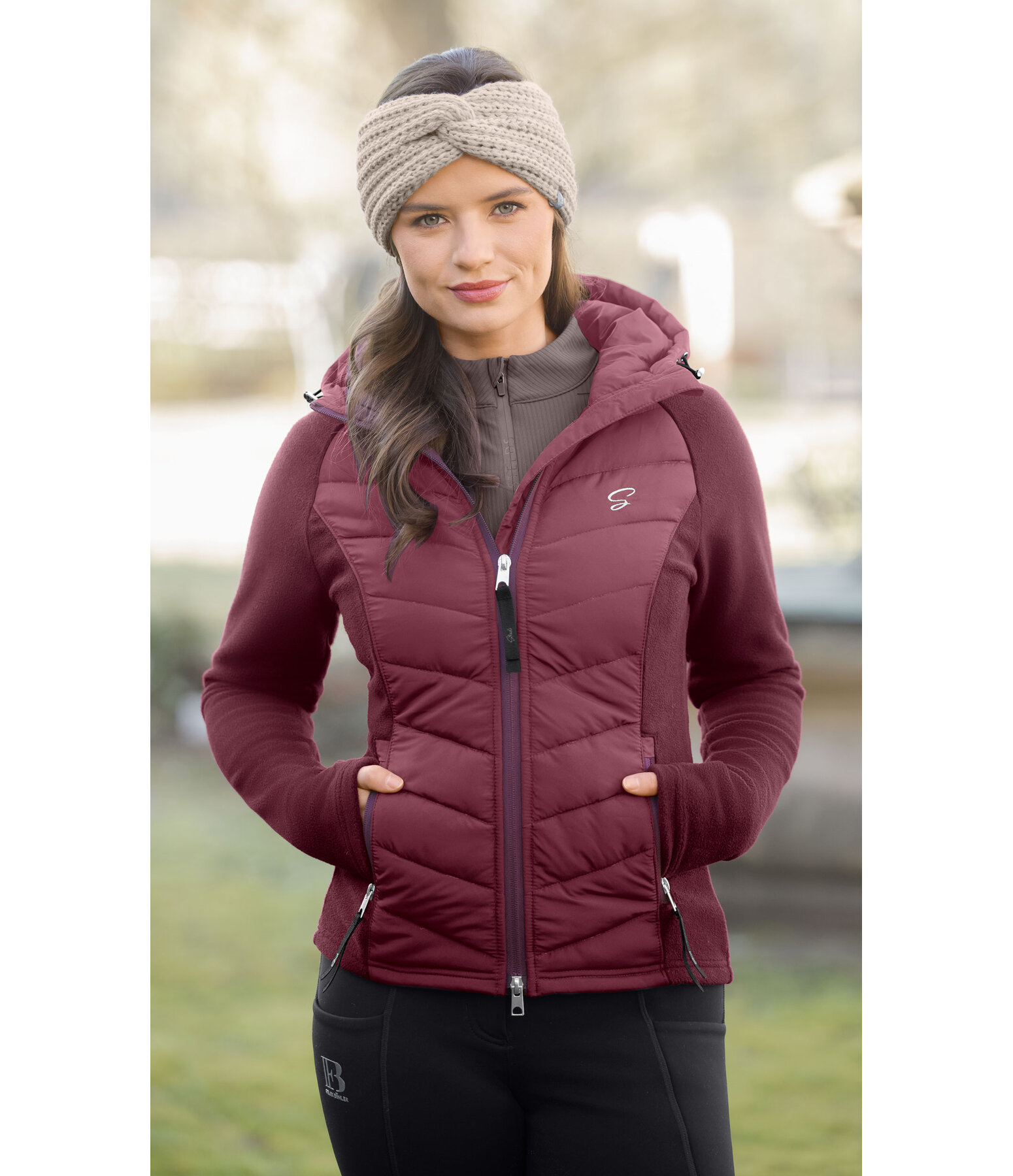 combi-jas Elisa met capuchon