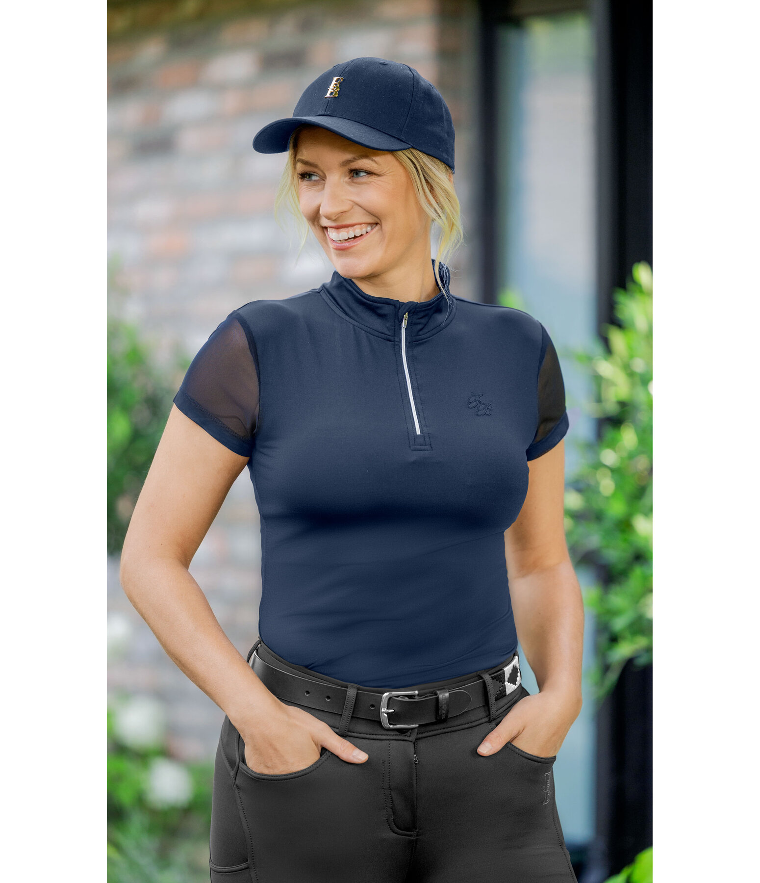 mesh-shirt met korte mouwen Breezy