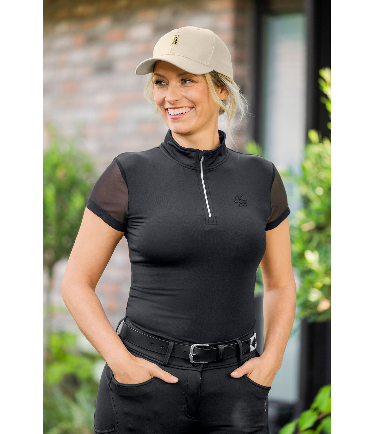 mesh-shirt met korte mouwen Breezy