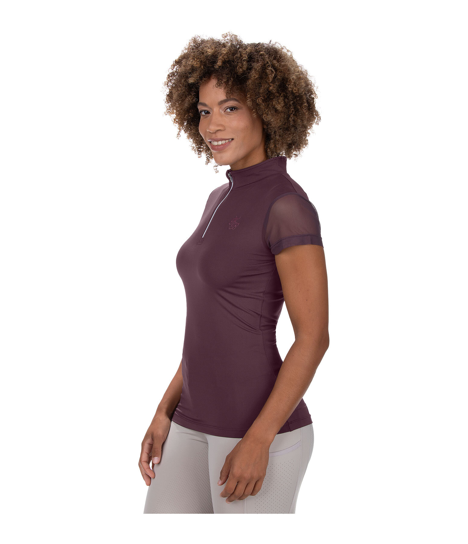 mesh-shirt met korte mouwen Breezy