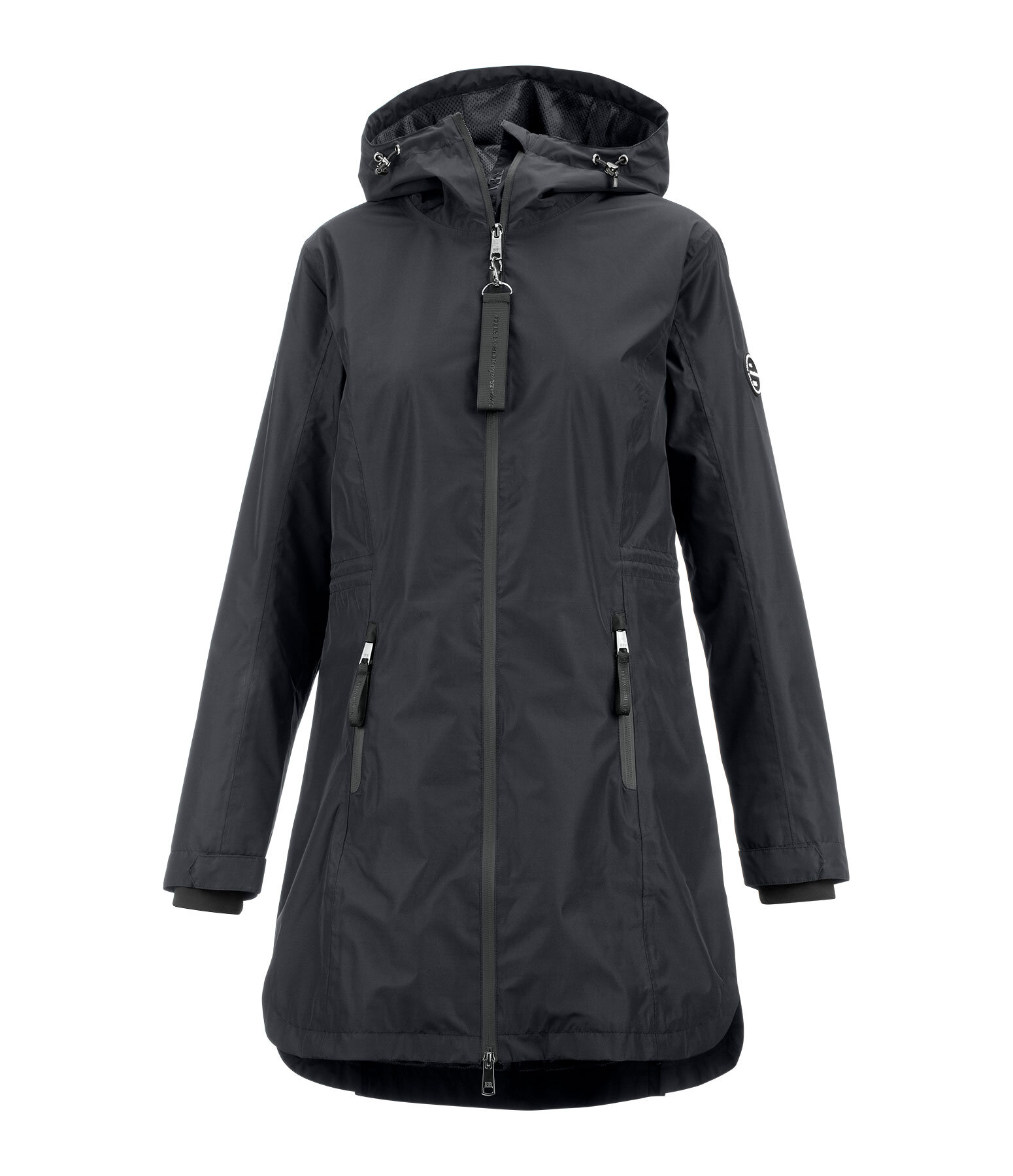 functionele rij-jas Jule Life Cycle met capuchon