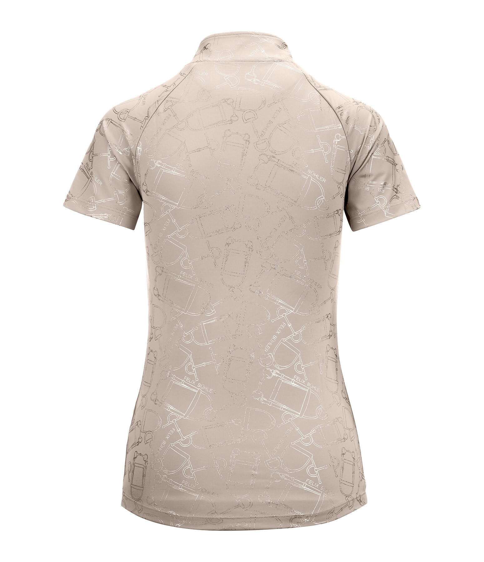 functioneel shirt met ritssluiting Amber