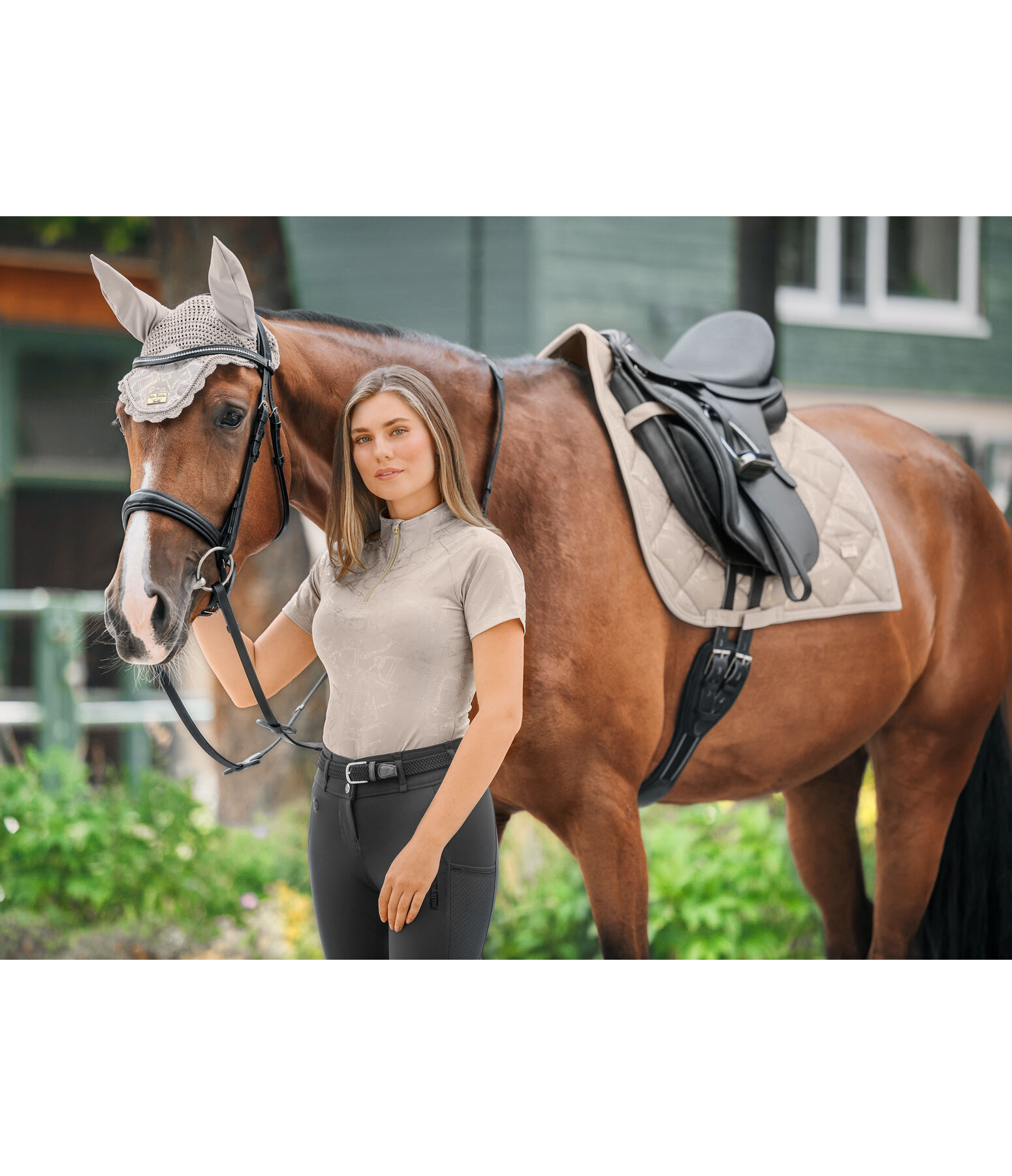 functioneel shirt met ritssluiting Amber