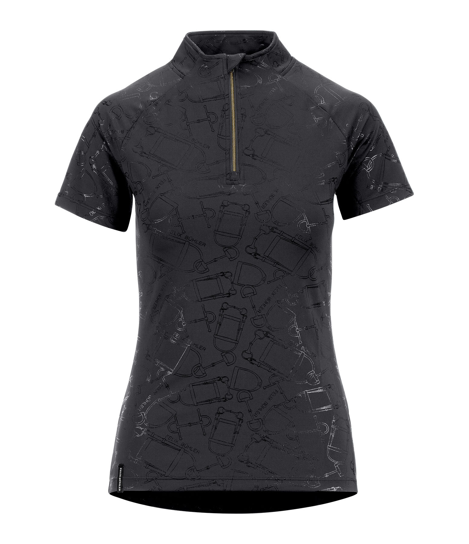 functioneel shirt met ritssluiting Amber