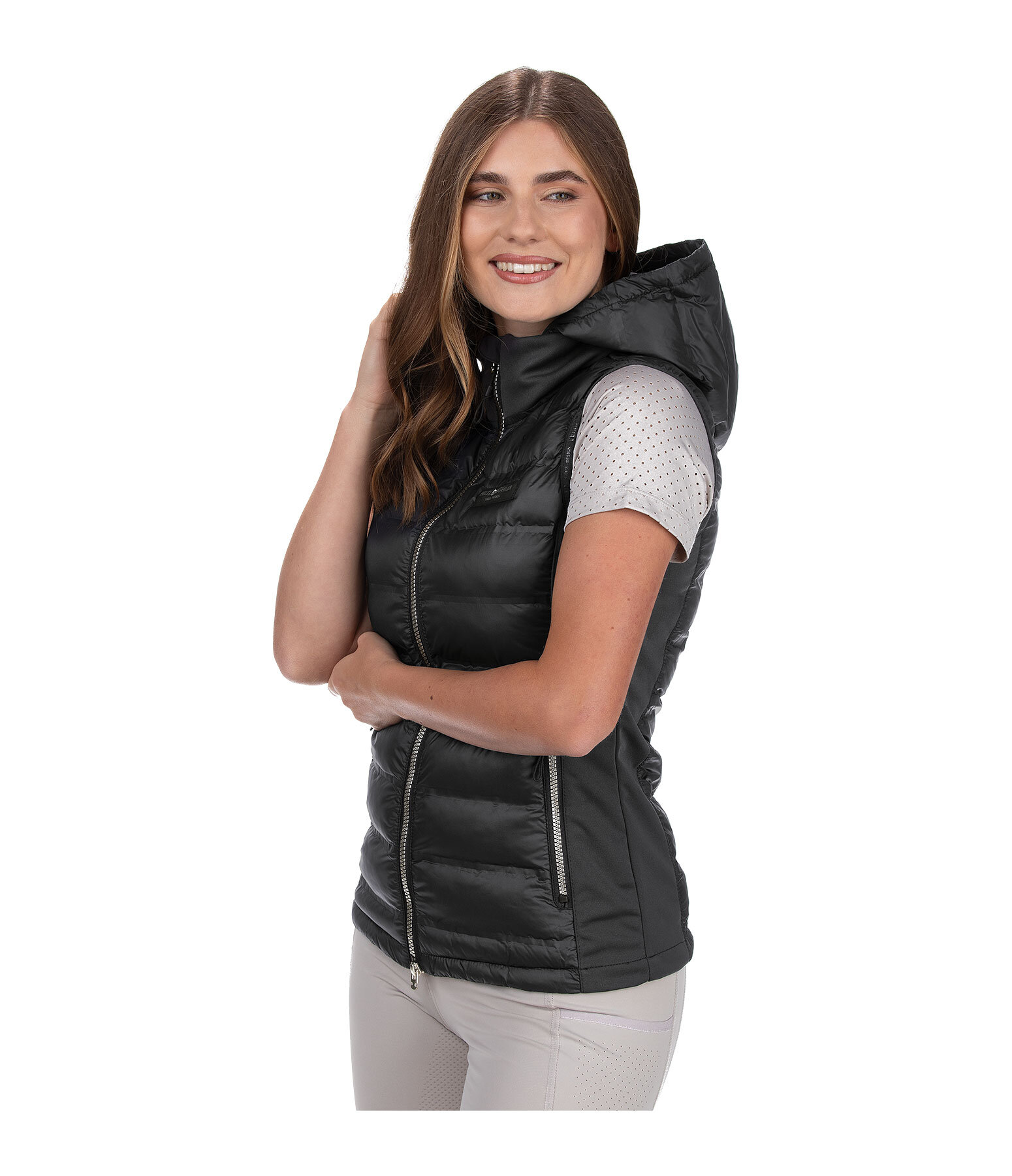 combi bodywarmer Josy met capuchon