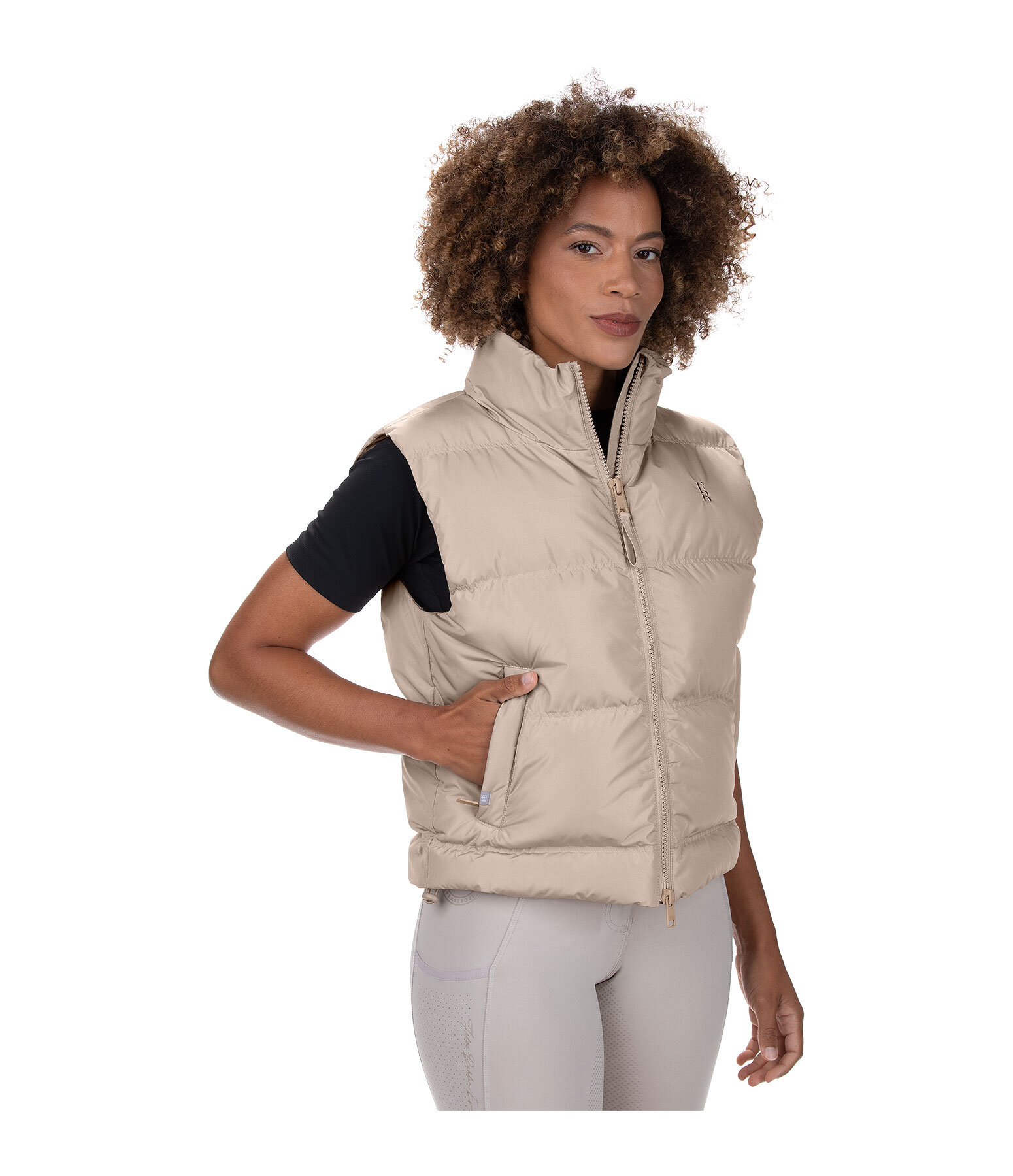 cropped gewatteerde bodywarmer Miah