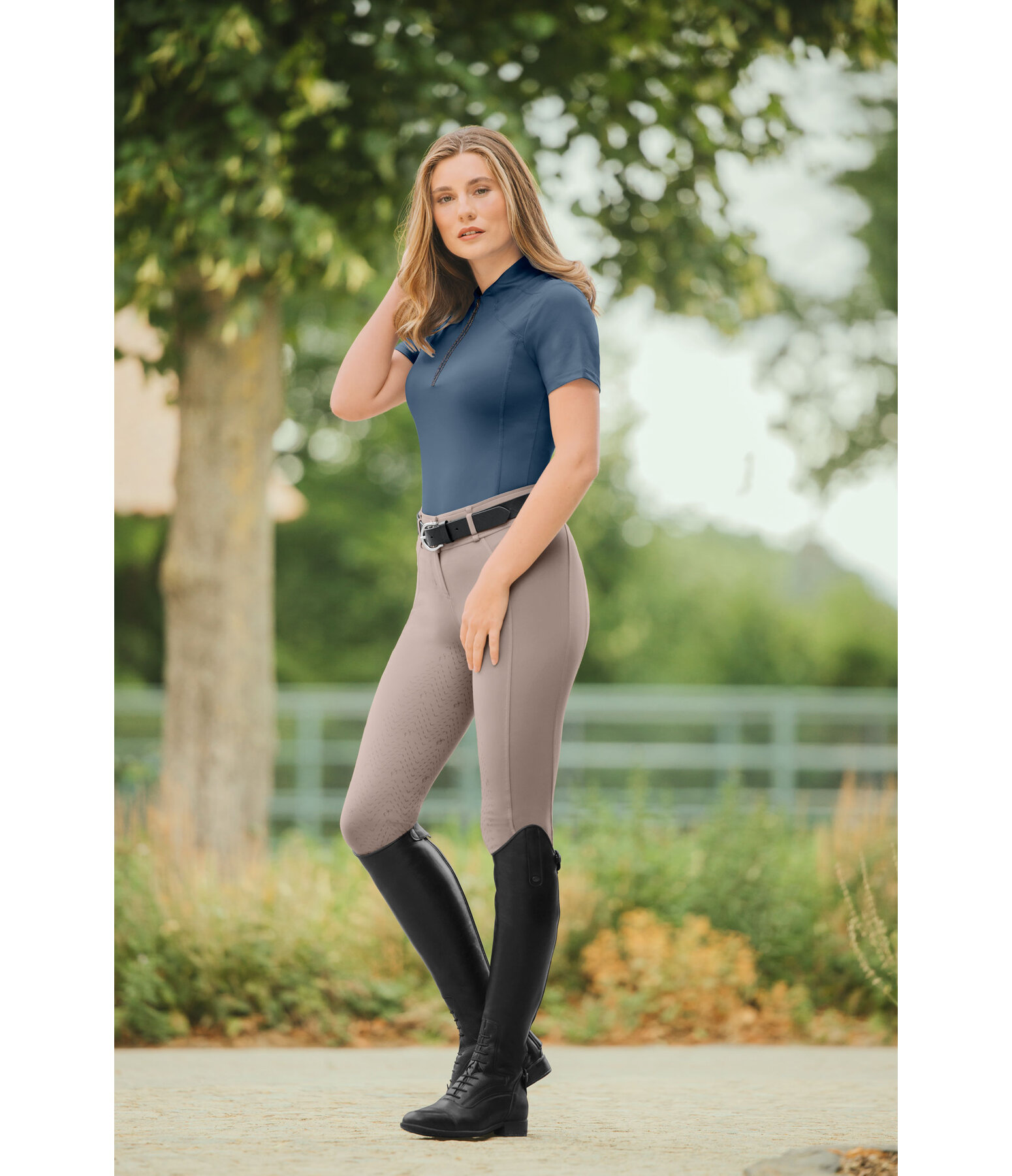 functionele zipshirt Eliana