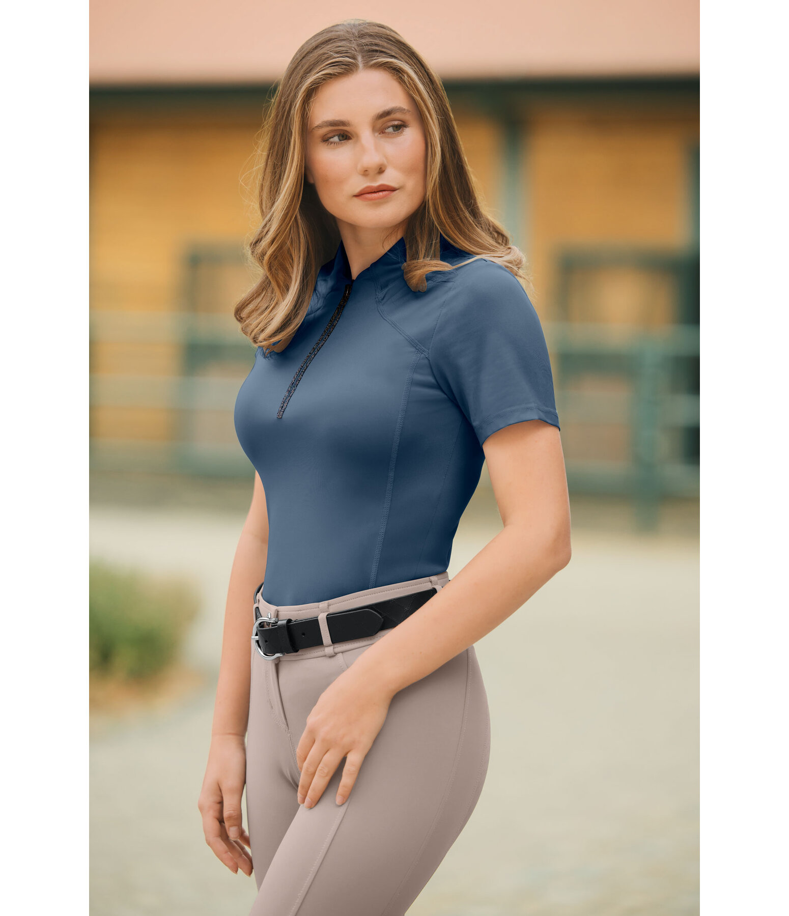 functionele zipshirt Eliana