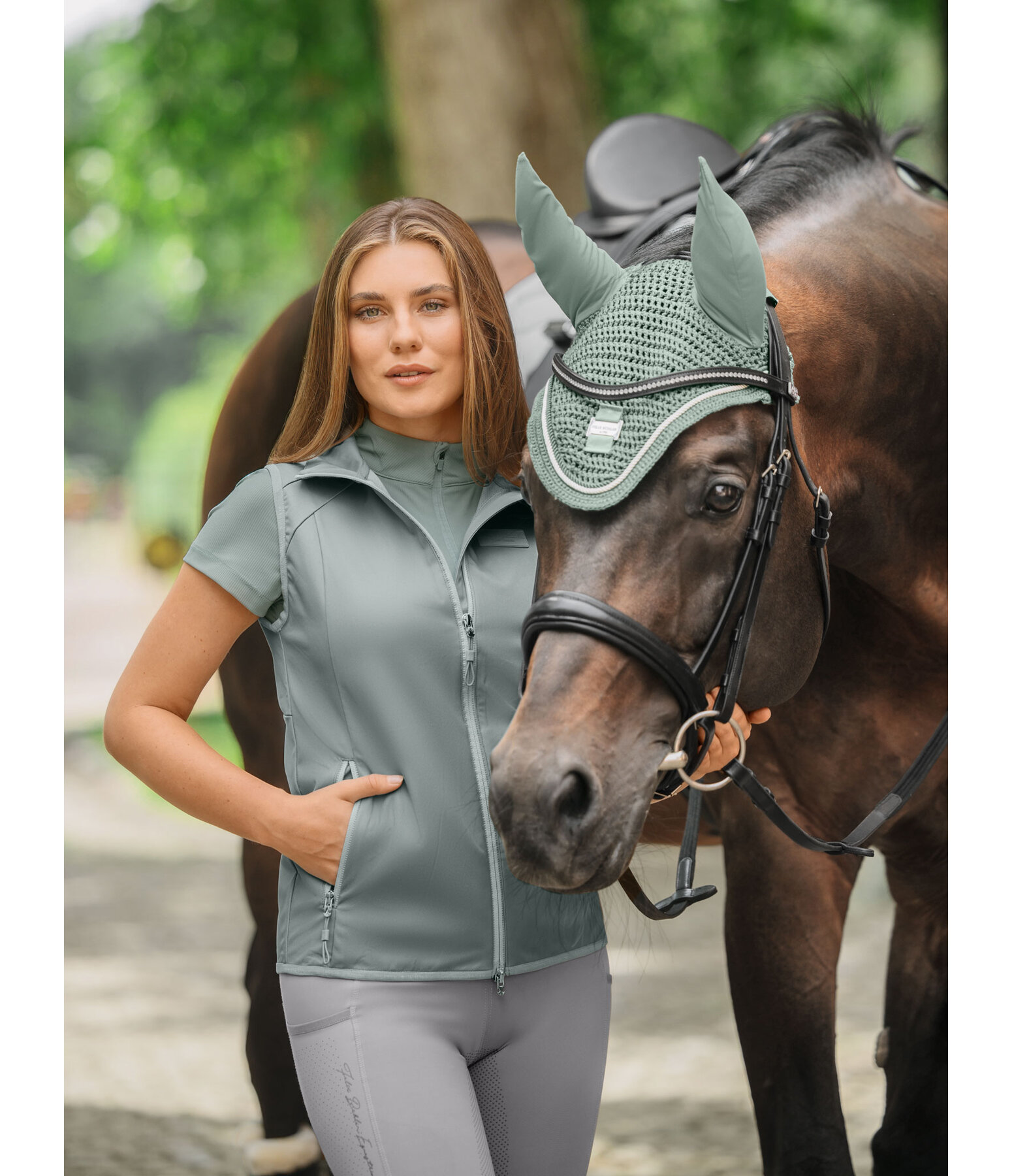 softshell rij bodywarmer Leona