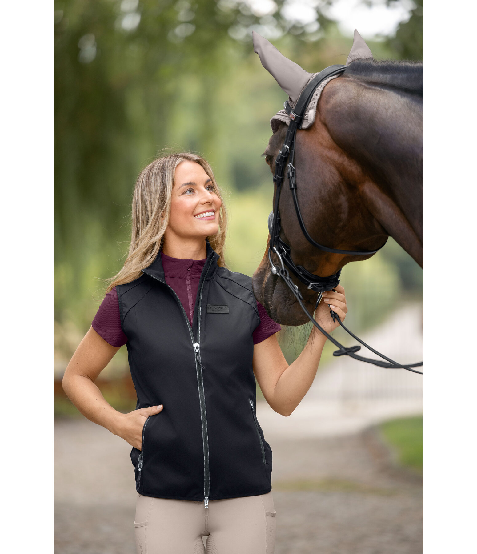softshell rij bodywarmer Leona