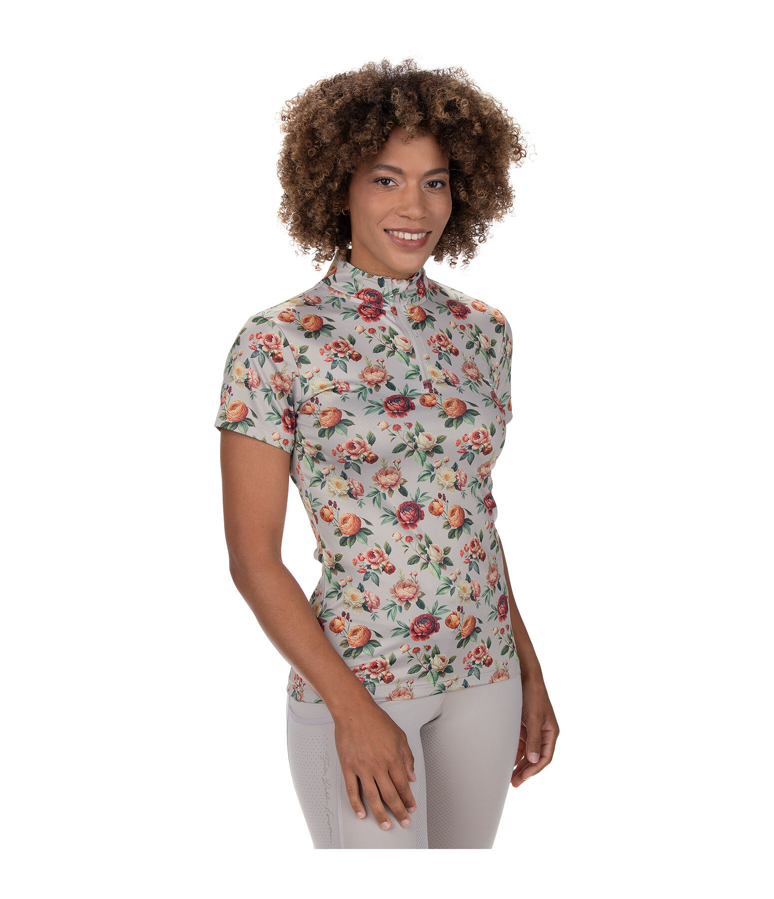 zip-functioneel shirt Fleur