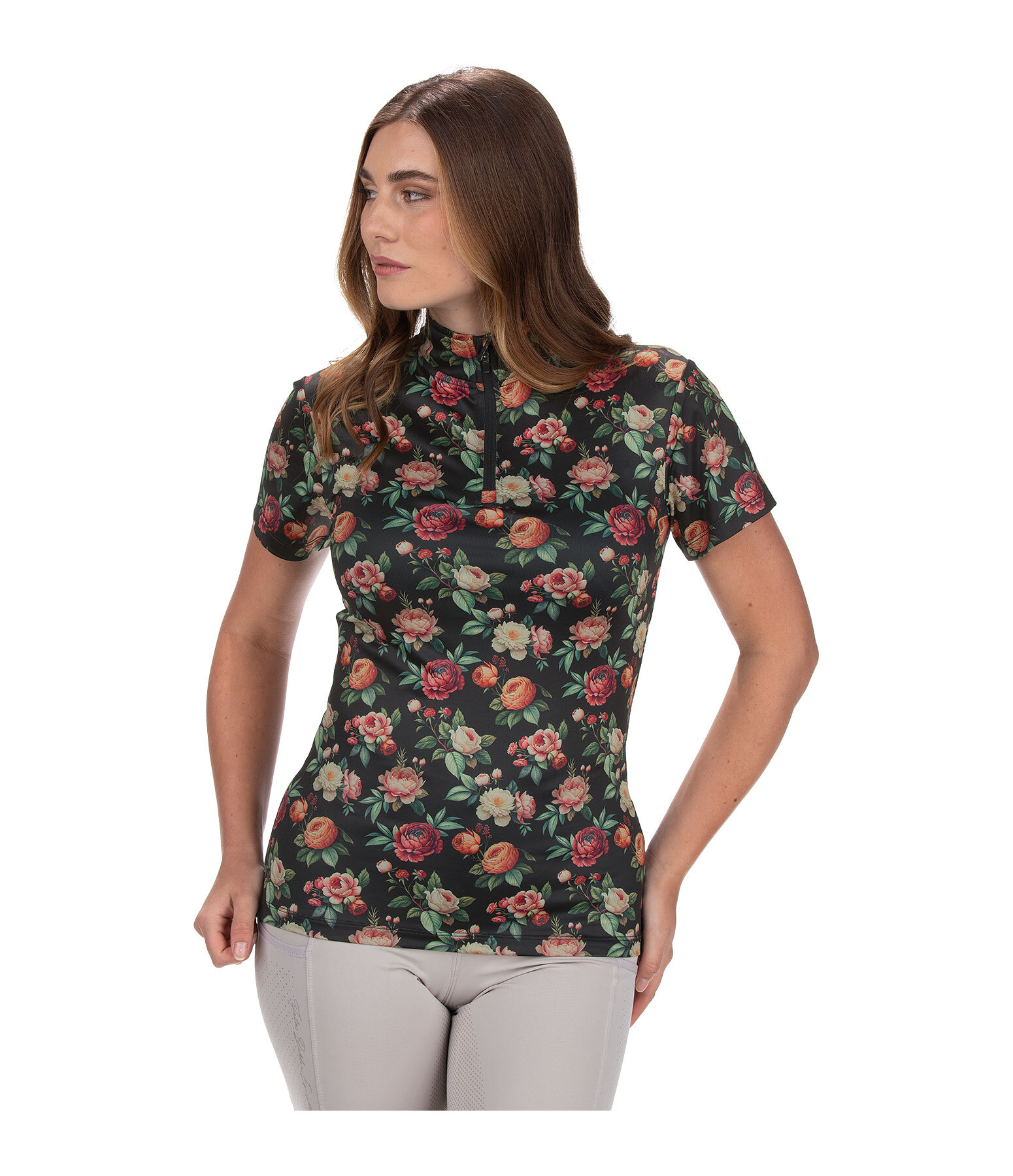 zip-functioneel shirt Fleur