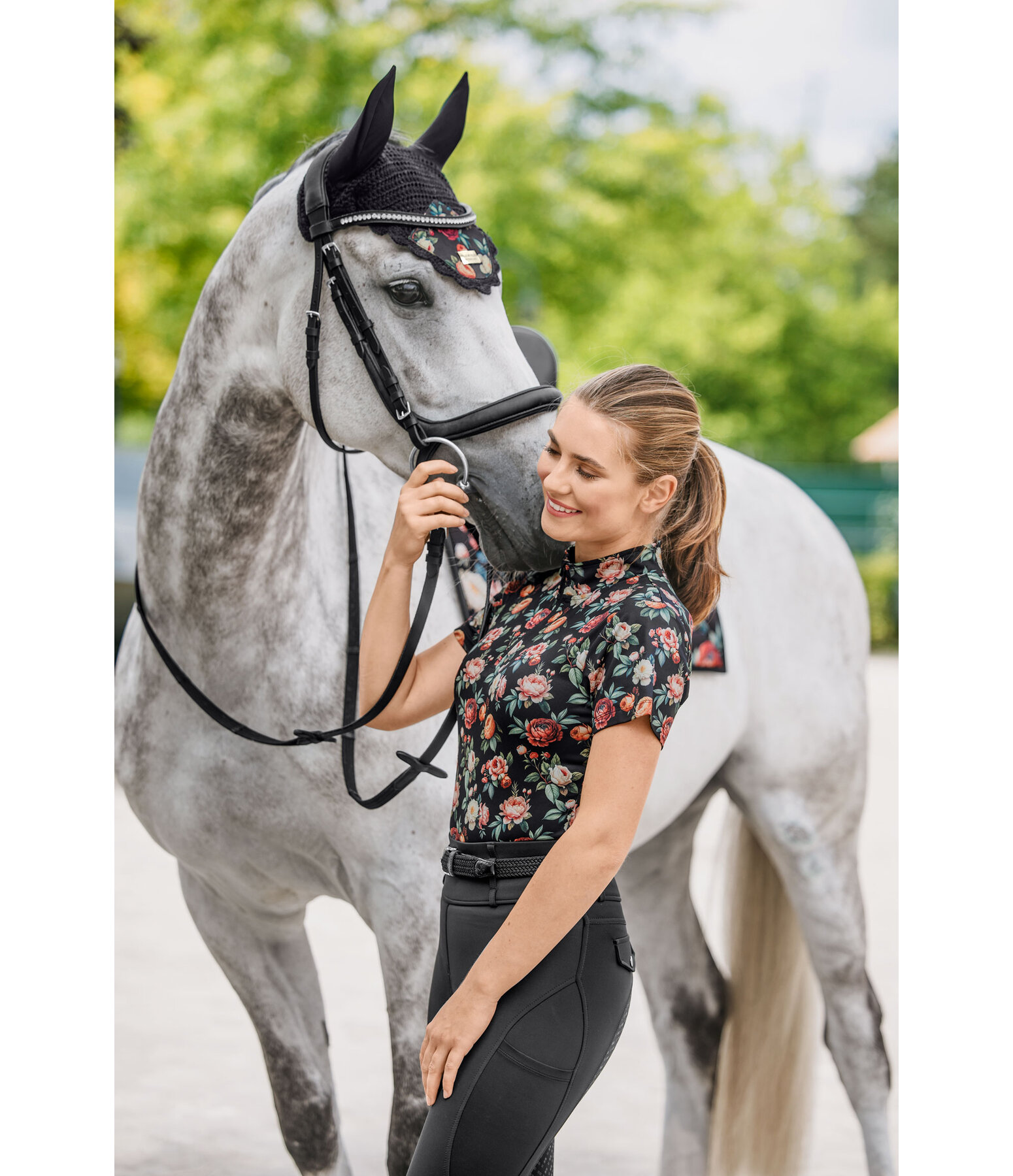 zip-functioneel shirt Fleur