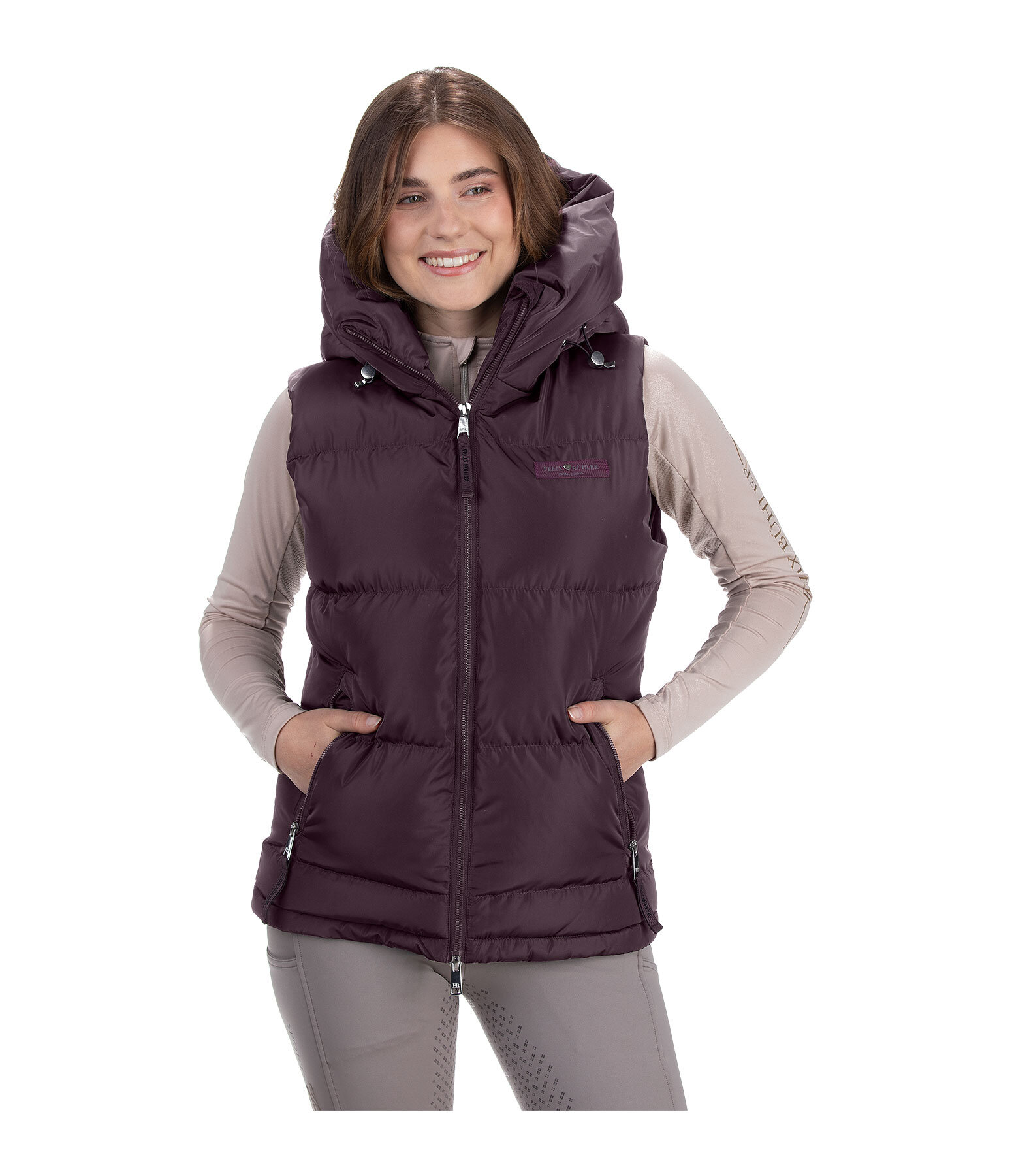 bodywarmer Kaya met capuchon