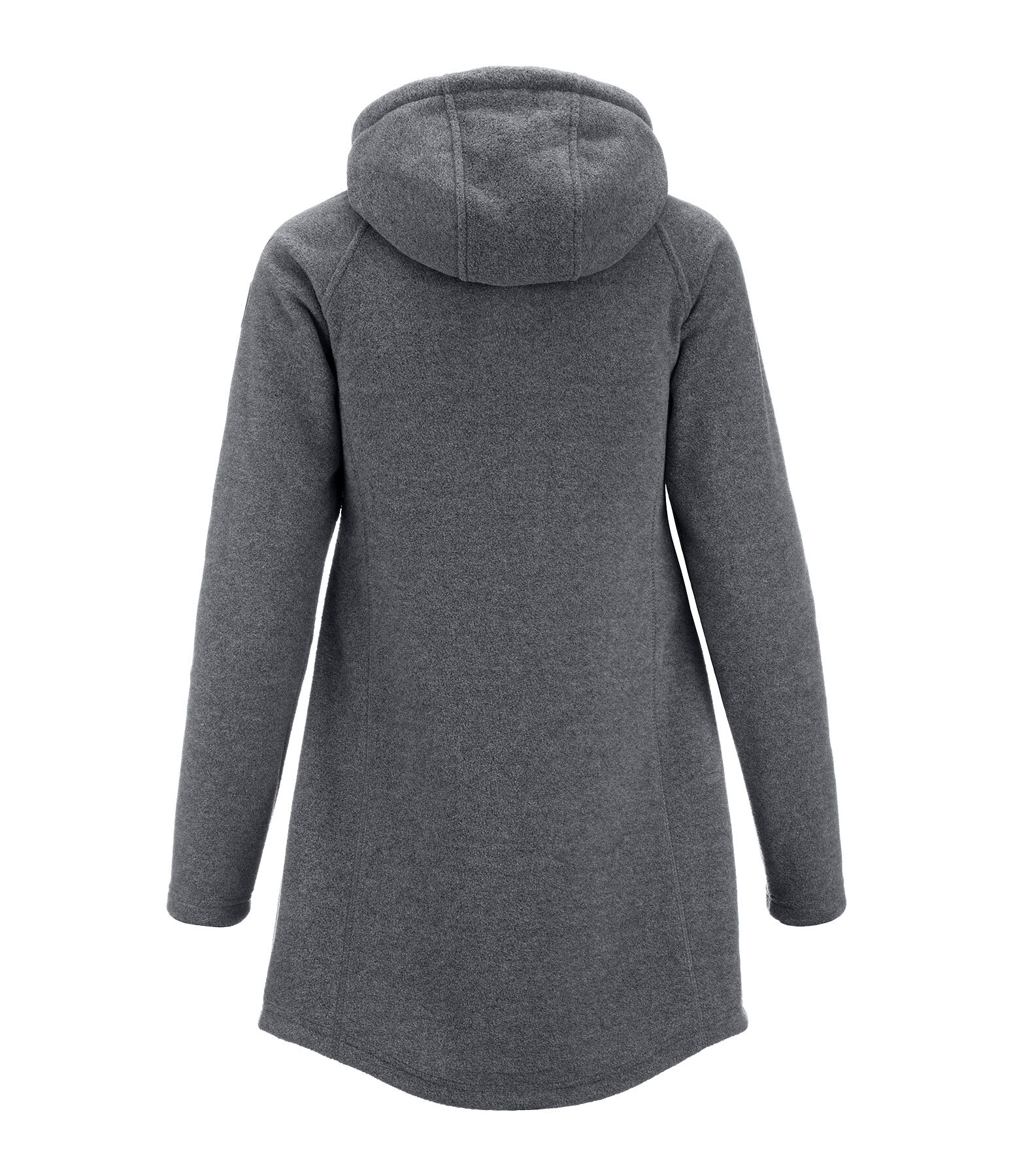 fleecemantel Greta met capuchon