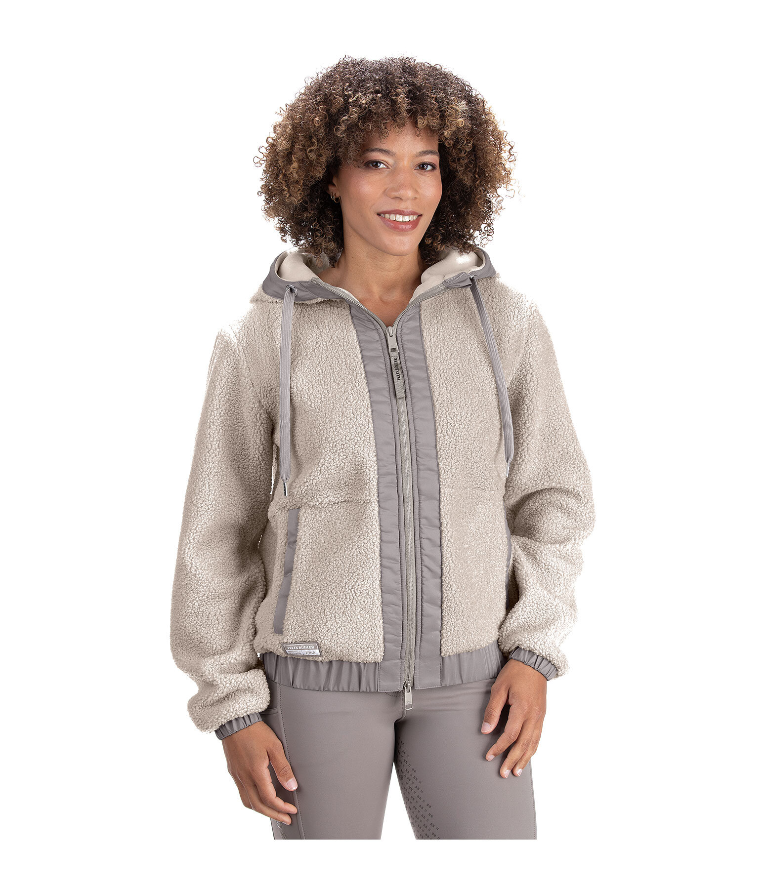 teddyfleece jas Mia met capuchon
