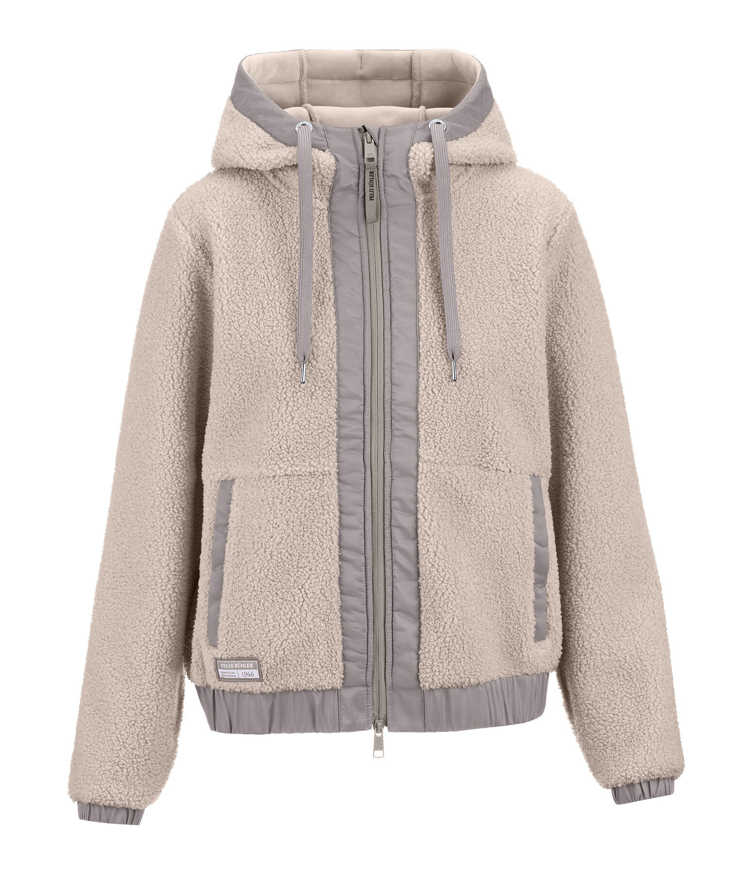 teddyfleece jas Mia met capuchon