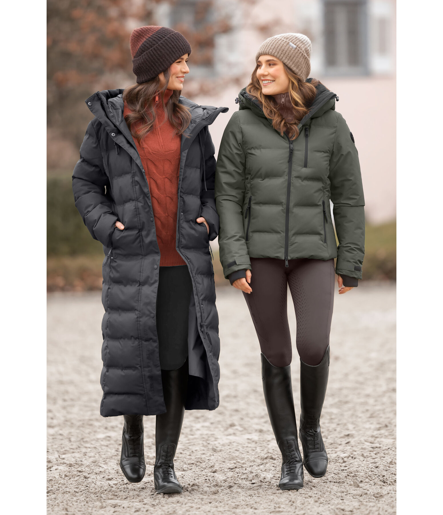 rij-jas met Hailey capuchon
