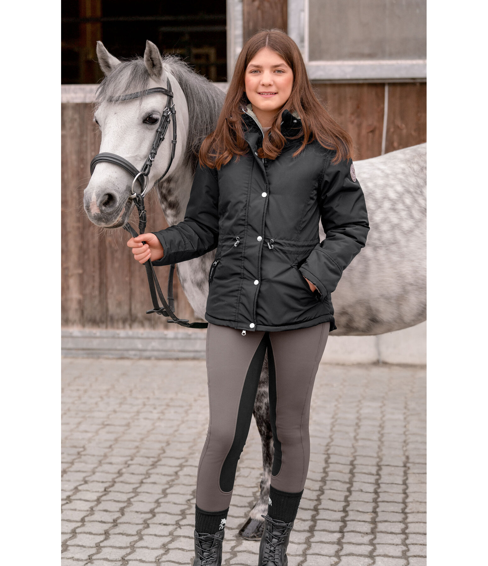kids rij-jas Benja met capuchon