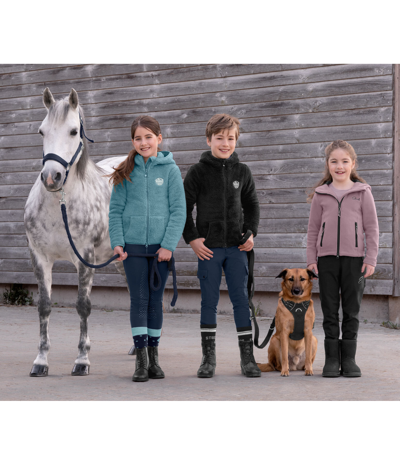 fleecejas Irma voor kinderen met capuchon