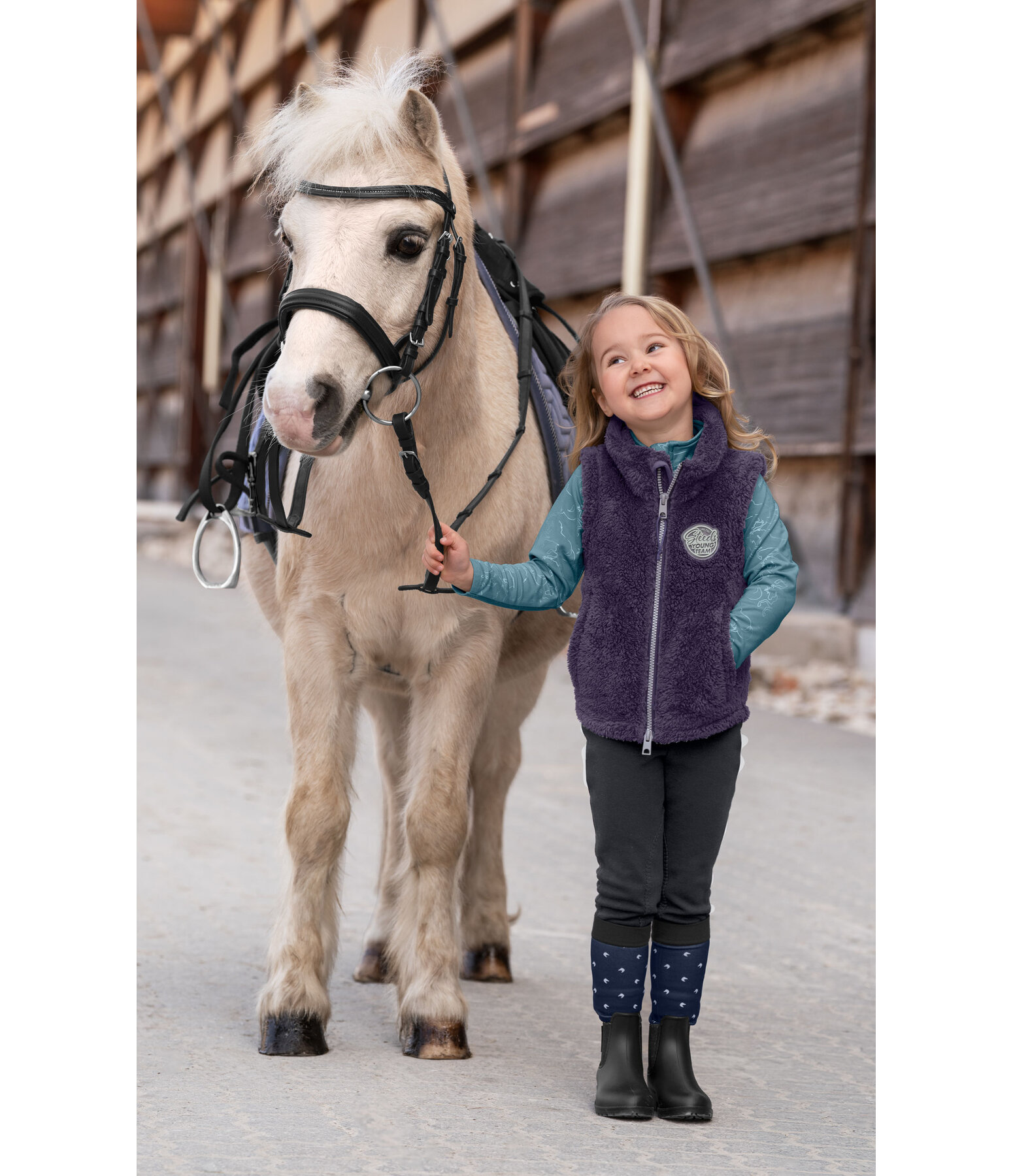 kids teddyfleece bodywarmer Ylvie