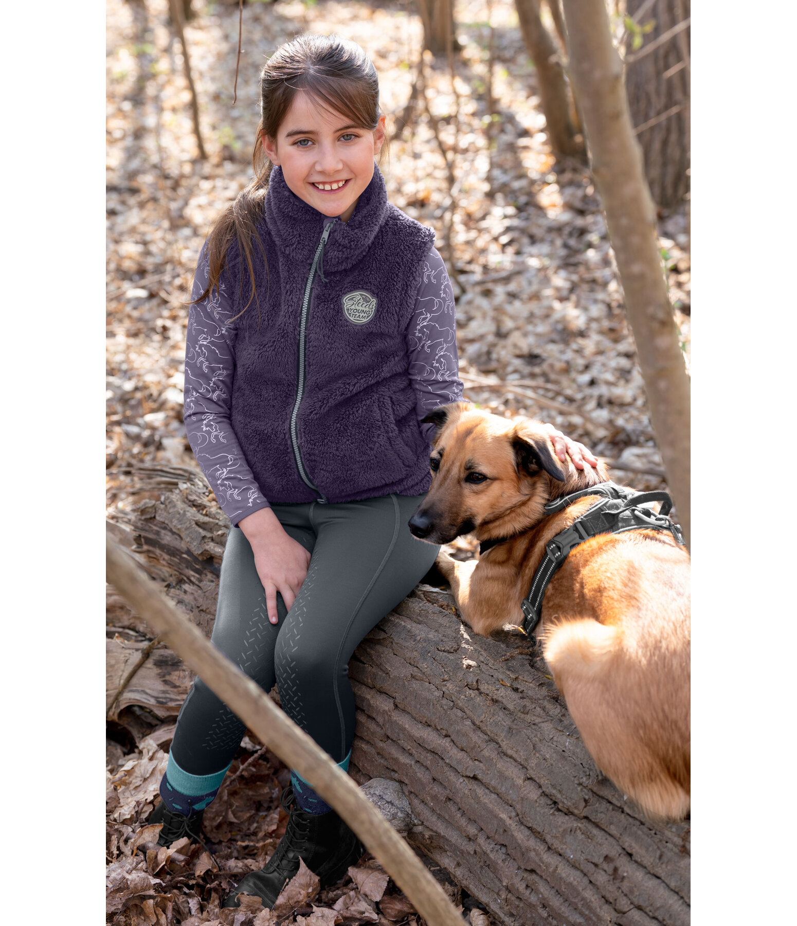 kids teddyfleece bodywarmer Ylvie