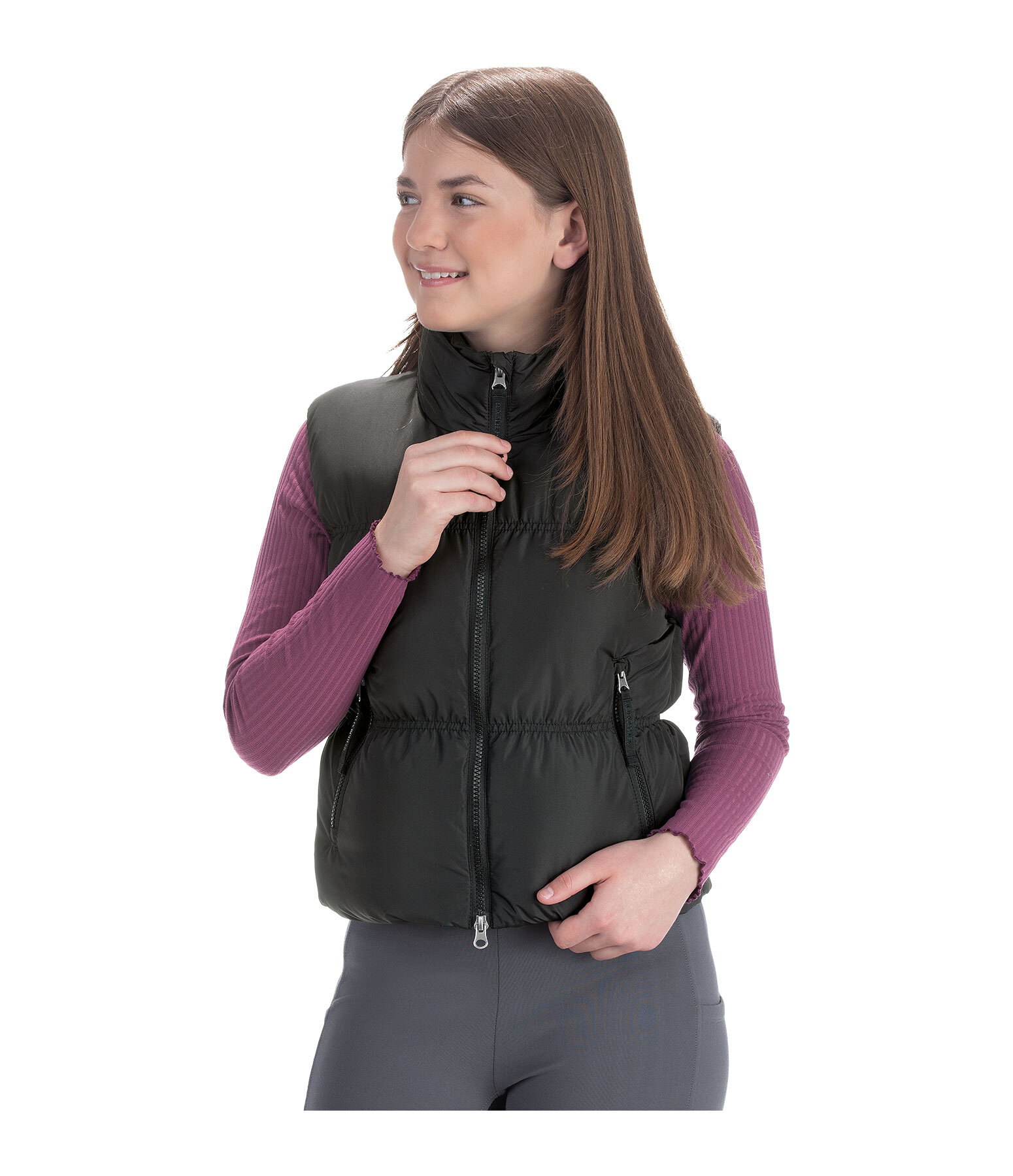 kids cropped gewatteerde bodywarmer