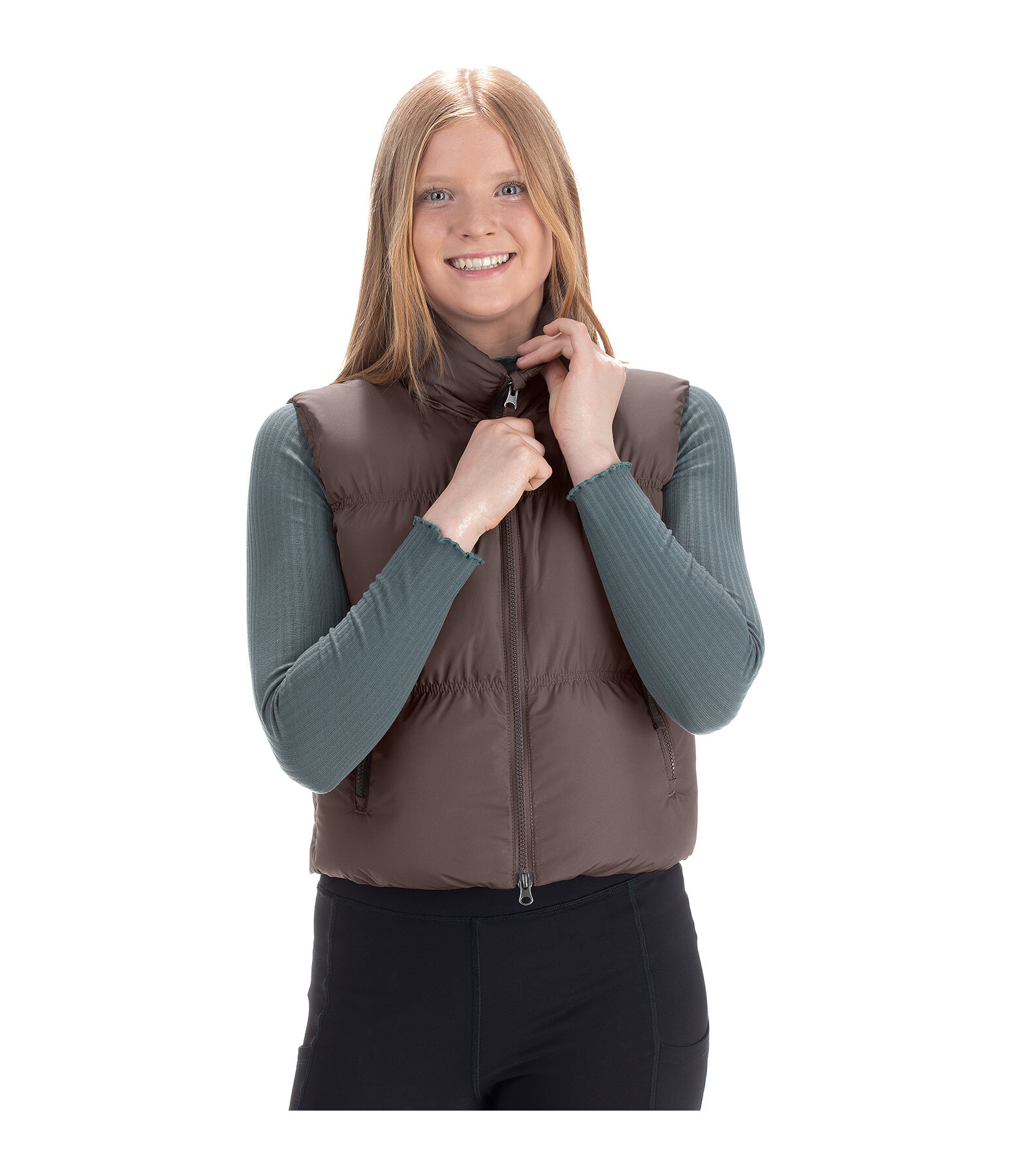 kids cropped gewatteerde bodywarmer