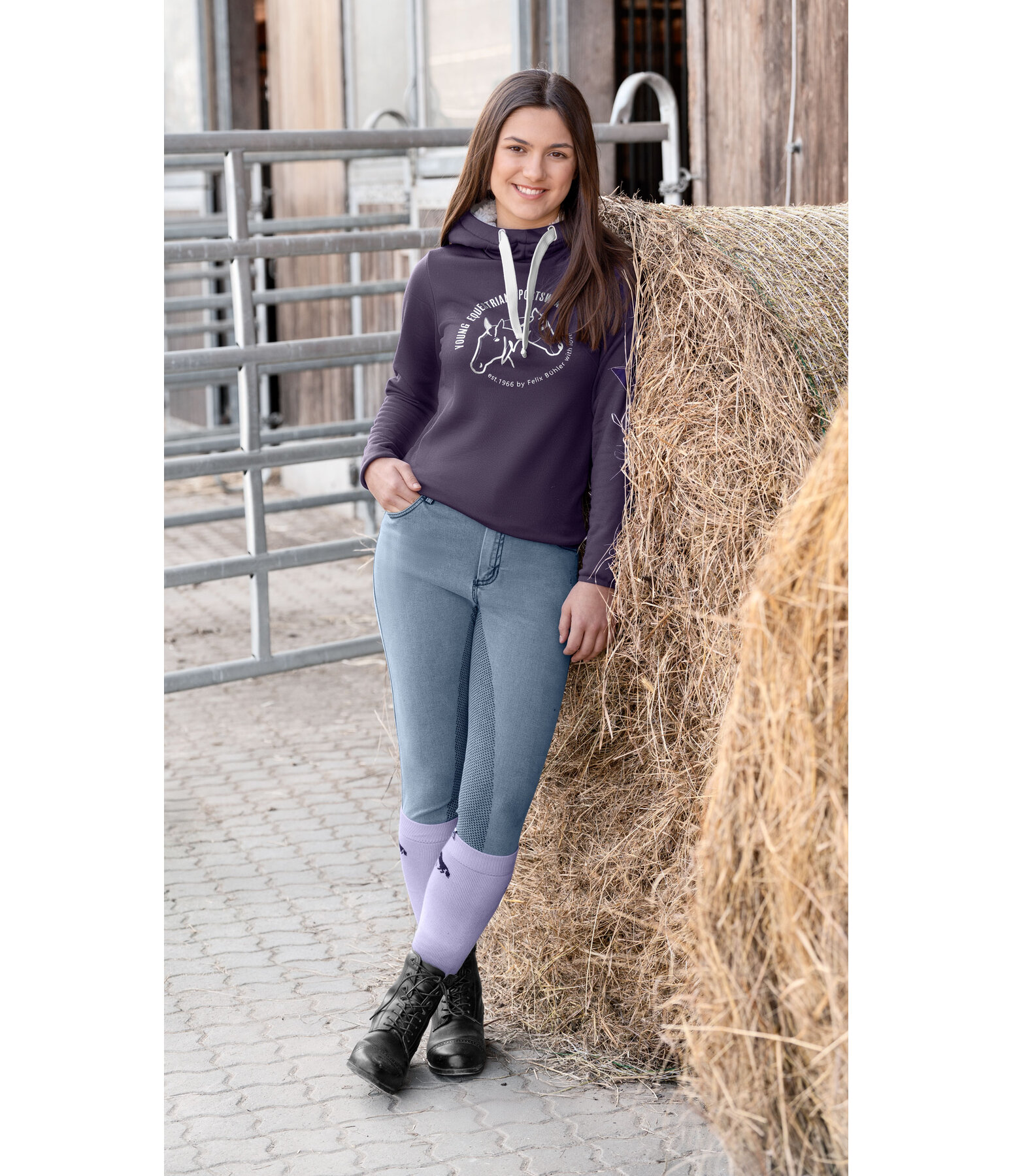 kids performance stretch hoodie