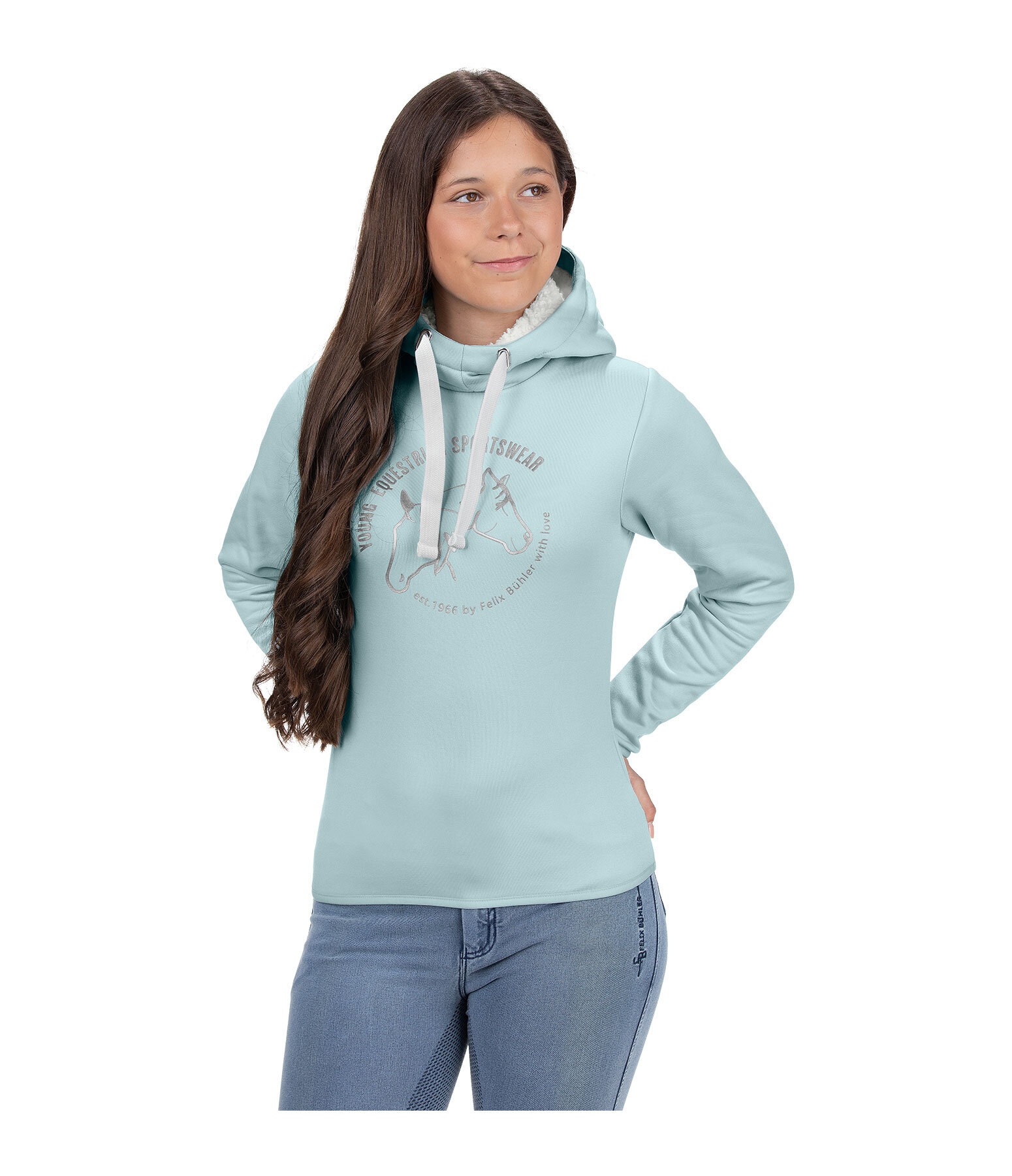kids performance stretch hoodie